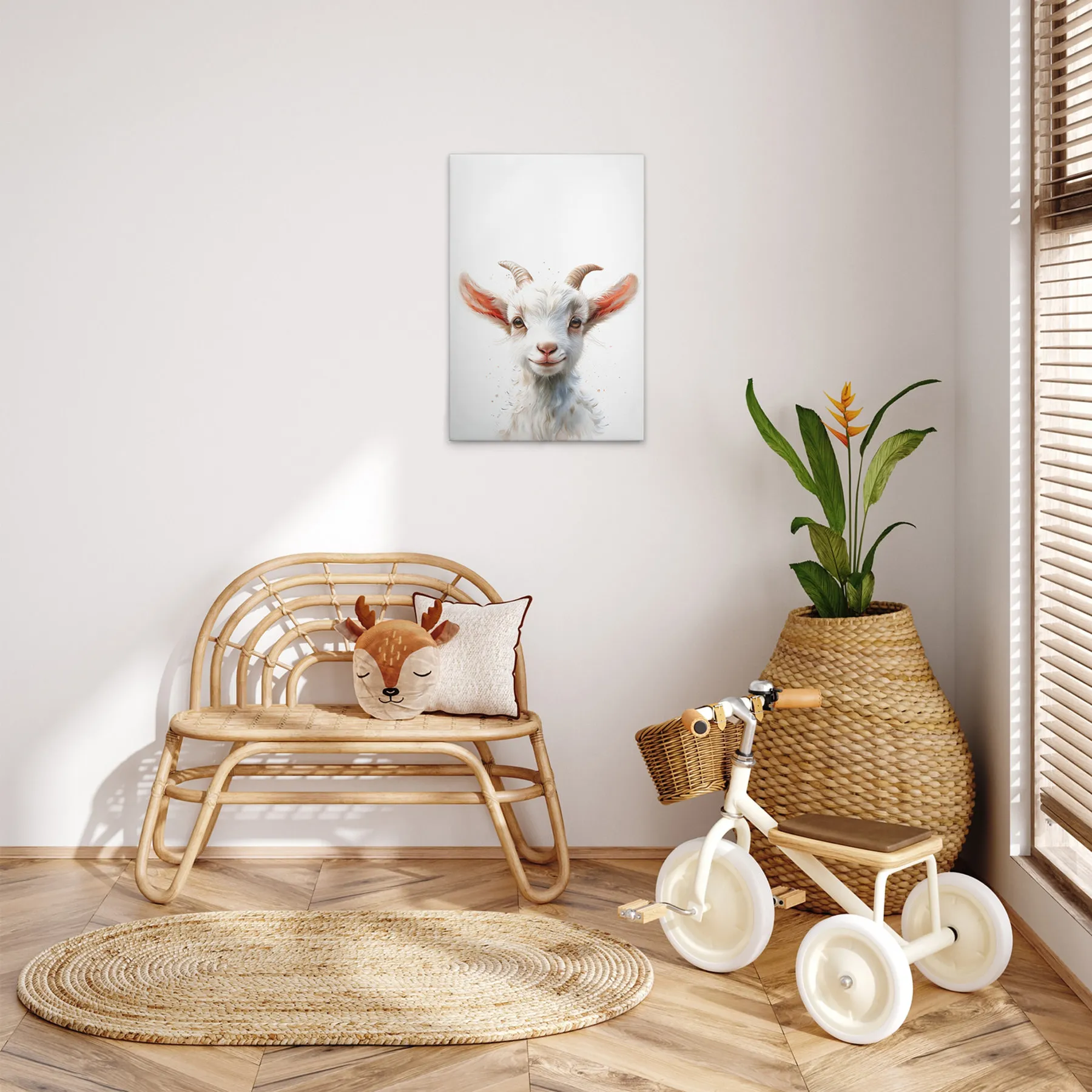 Leinwandbild Baby Billy Goat