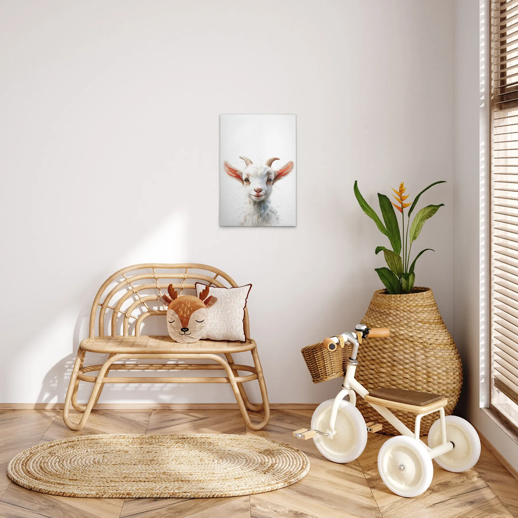 Leinwandbild Baby Billy Goat