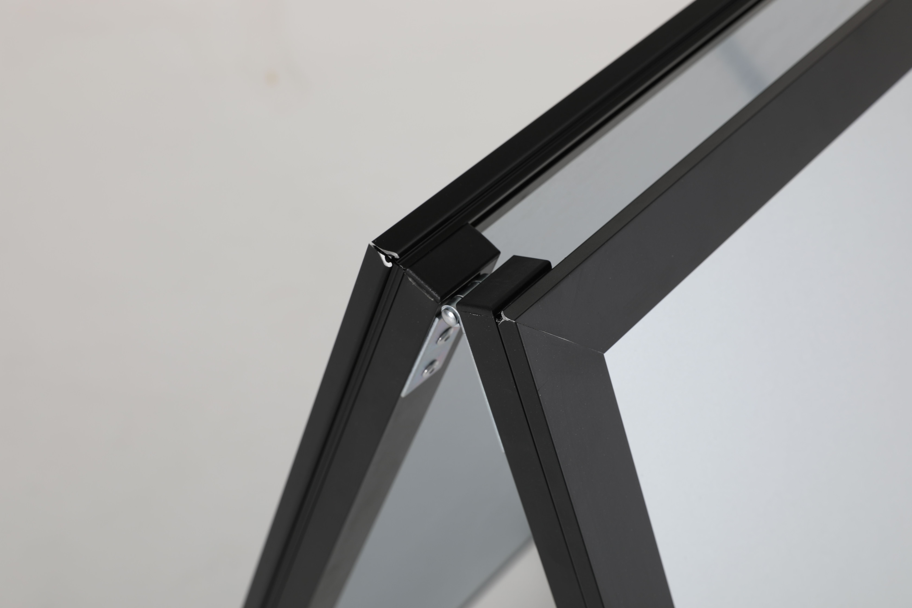Alu Kundenstopper OUTDOOR HardLine wetterfest schwarz