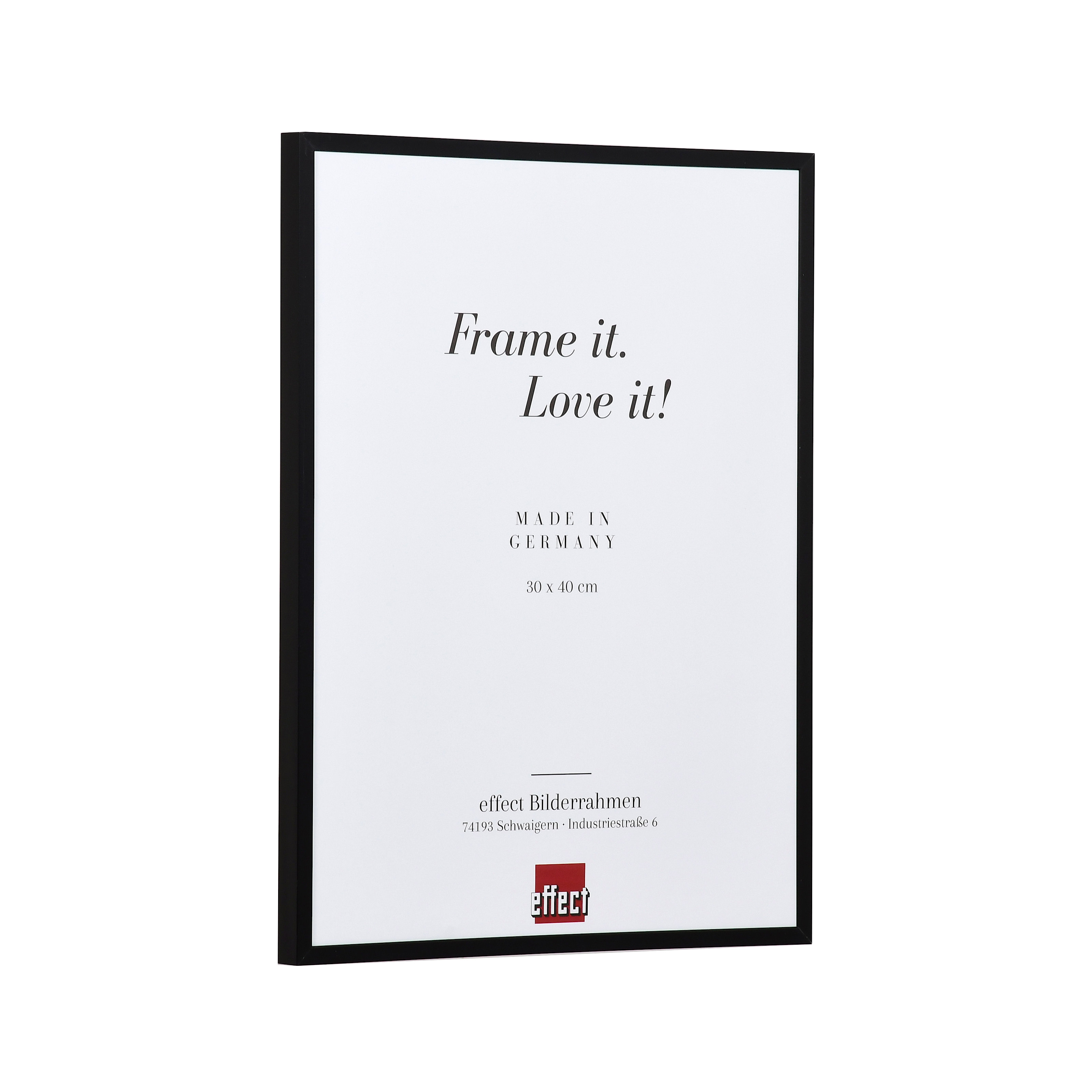 Posterrahmen Alu eckig S2 schwarz