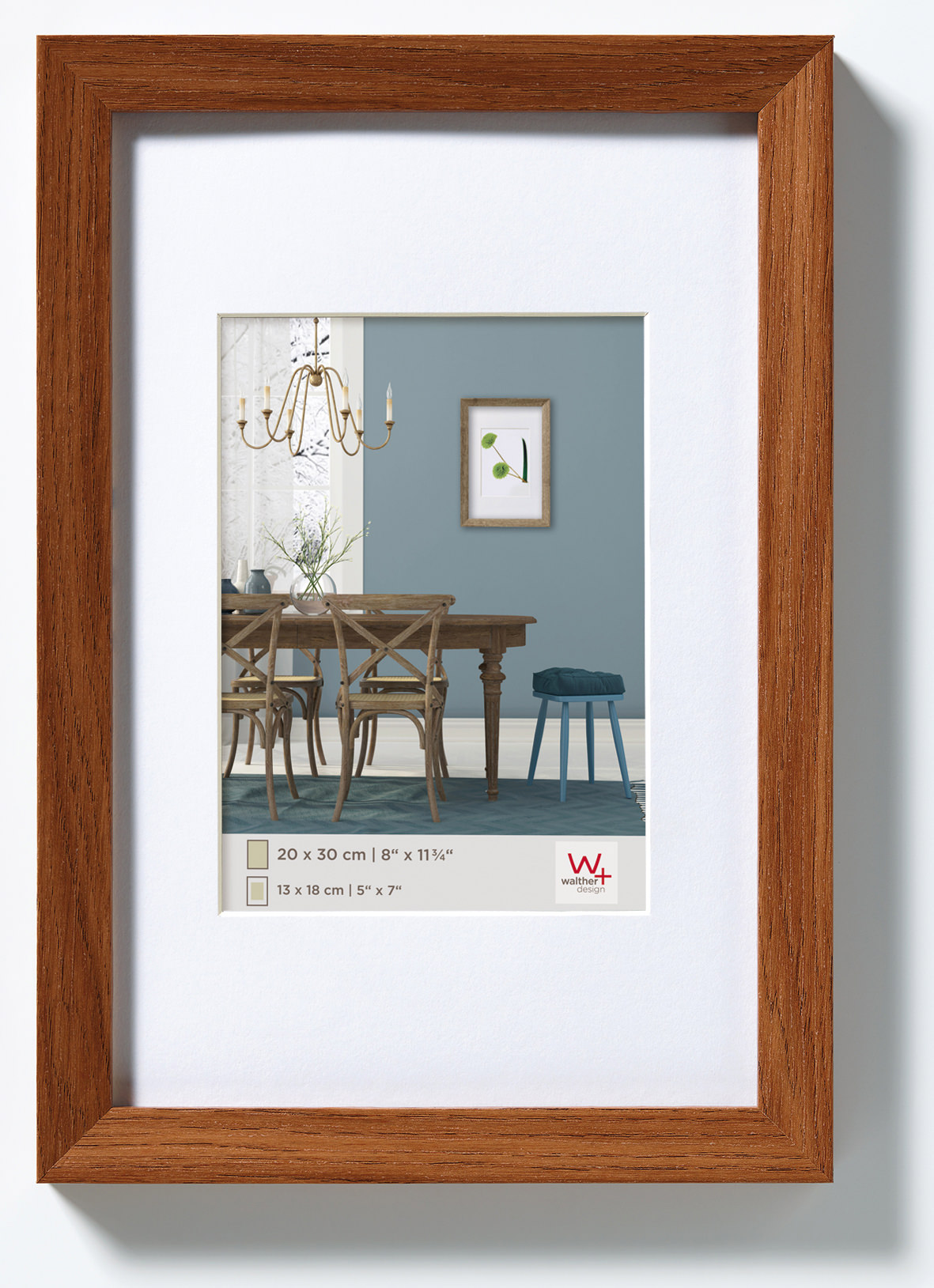 Holz Bilderrahmen Fiorito inkl. Passepartout