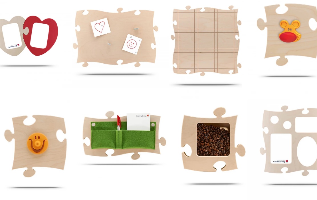 Spielerische Eyecatcher: Puzzle-Bilderrahmen zur kreativen Wandgestaltung