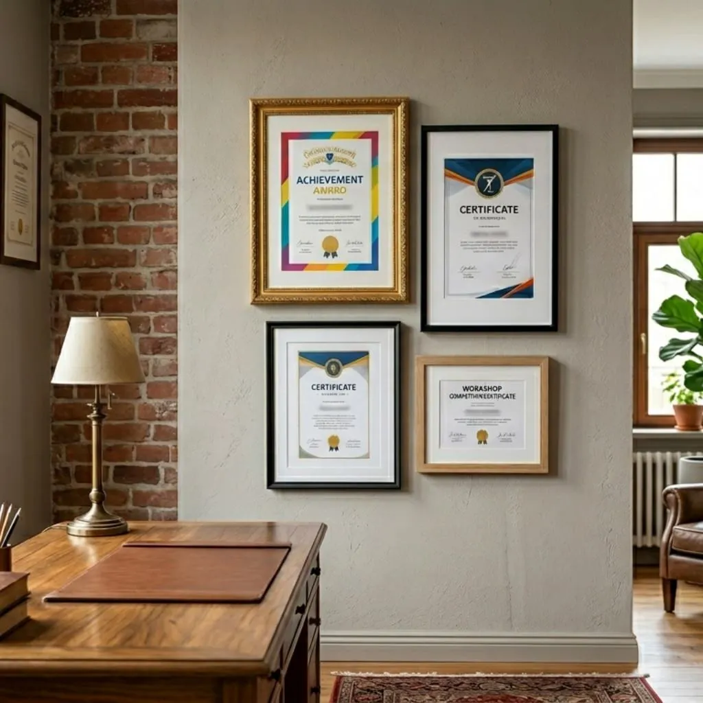 Welche Größe hat eine typische Urkunde oder ein Zeugnis – und welcher Bilderrahmen passt dazu?