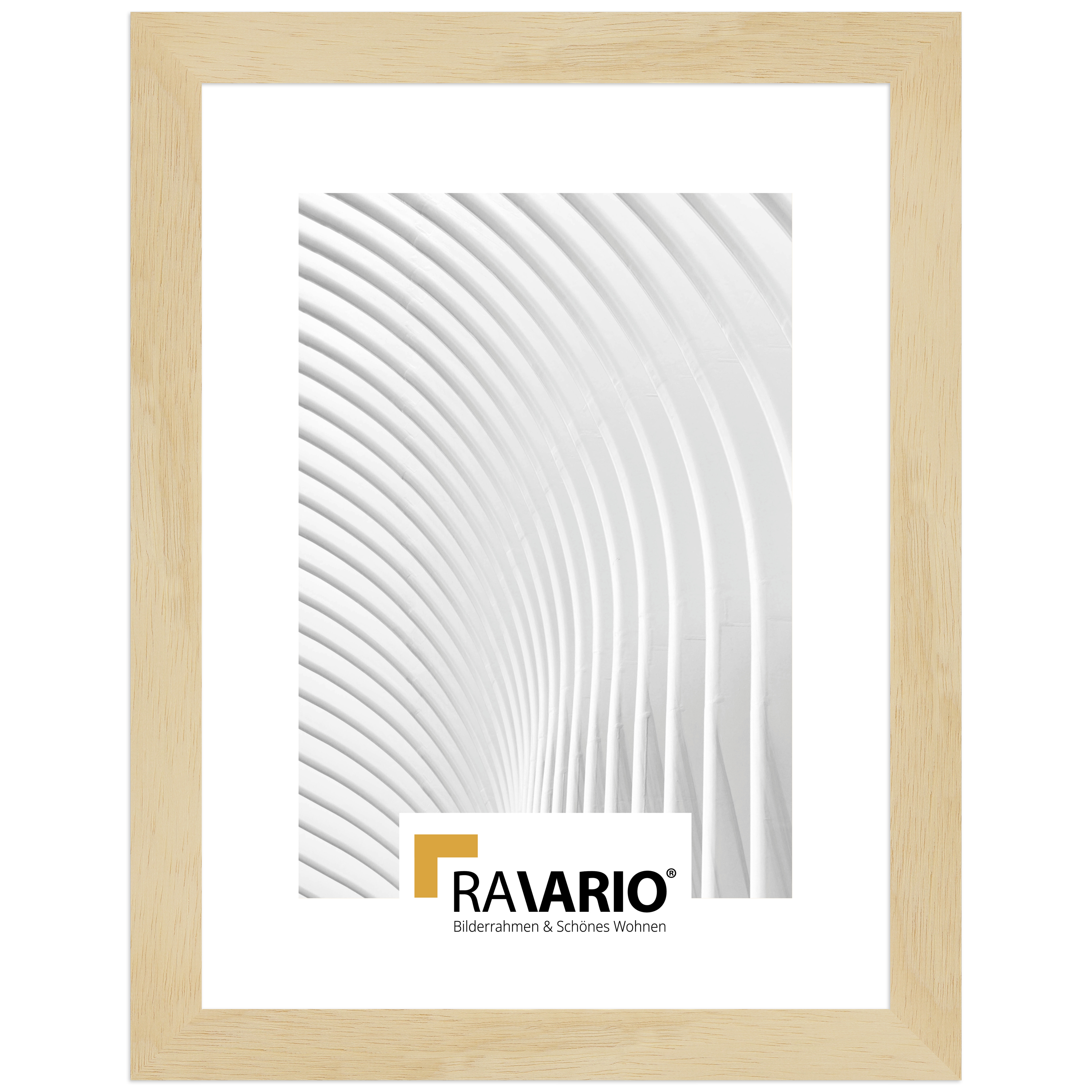 RAVARIO® Objektrahmen RA-H975 Massivholz - Mit 2 cm Distanzleiste