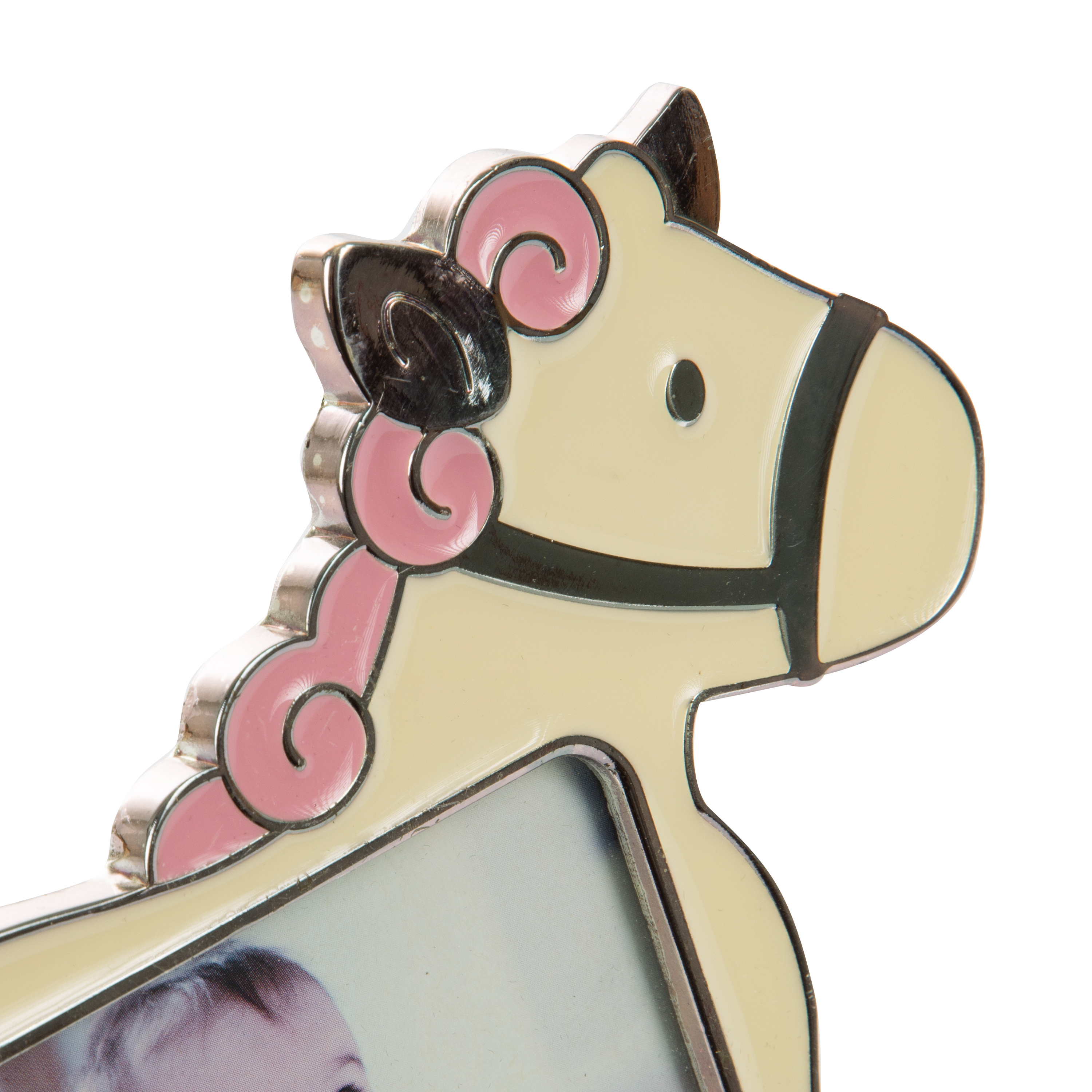 Kinder Fotorahmen Horse rosa