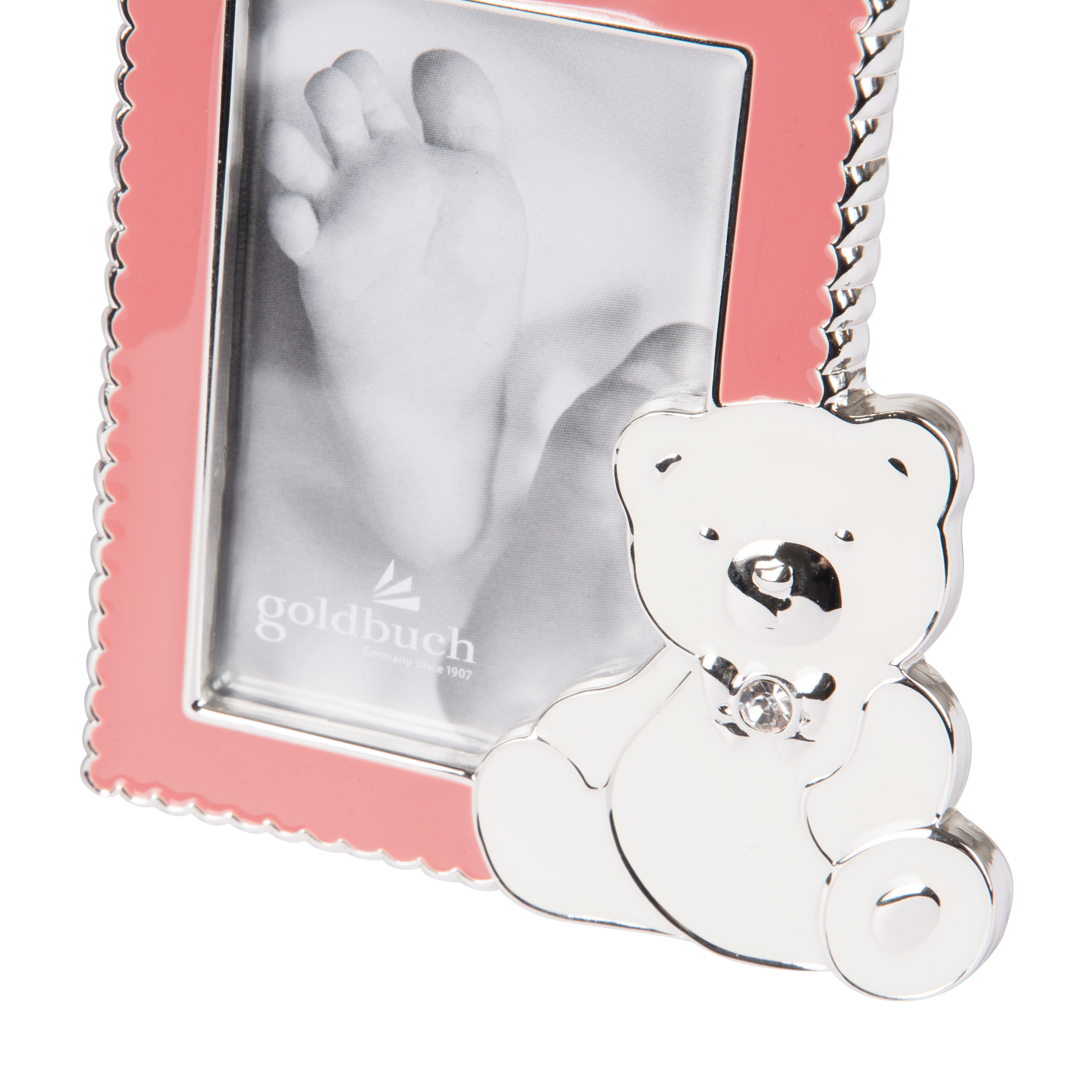 Metall Fotorahmen Sweet Bear - pink