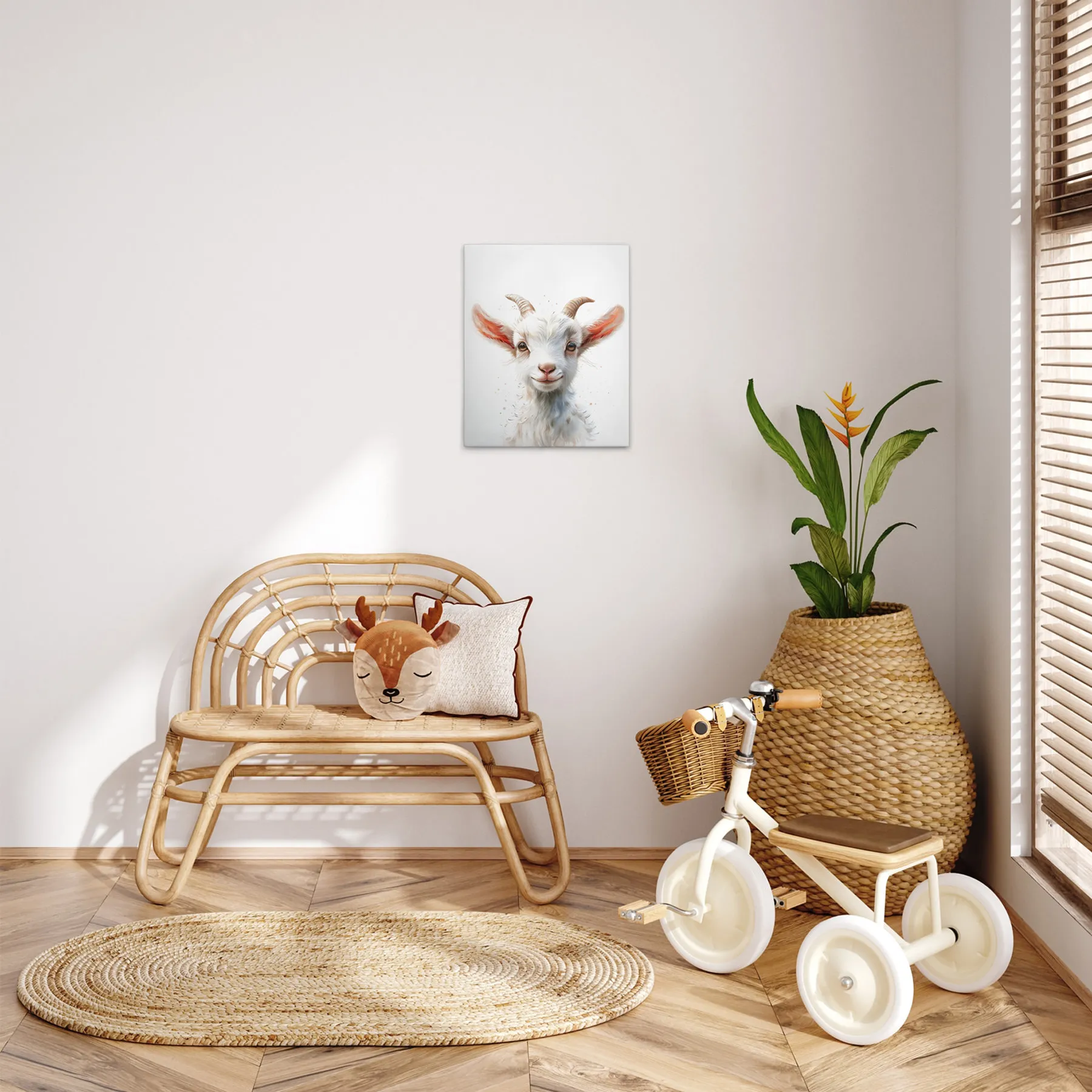 Leinwandbild Baby Billy Goat