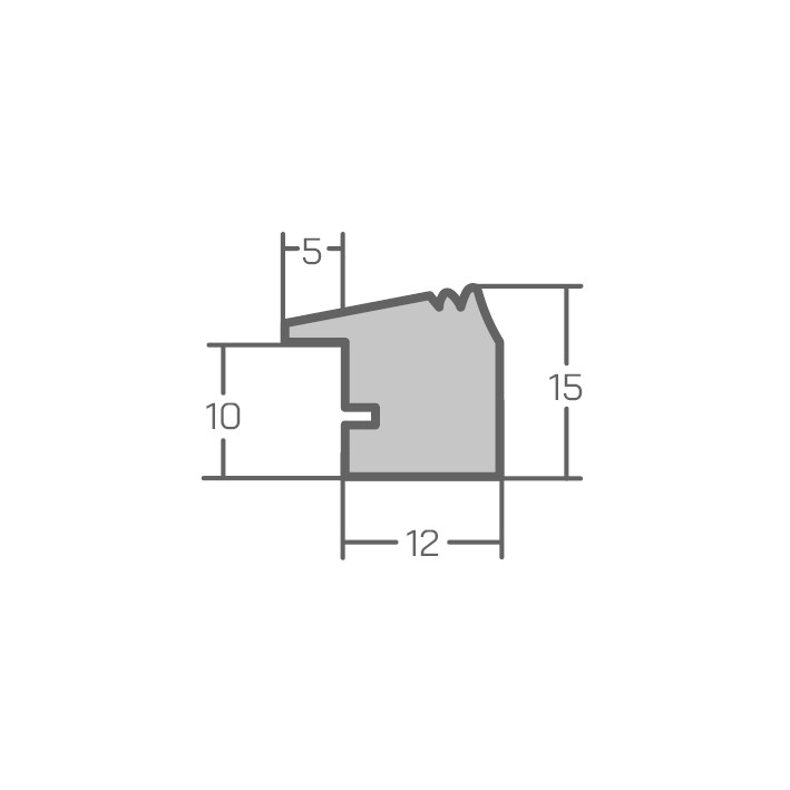 RAVARIO® Bilderrahmen RA-H320 Massivholz – Klassischer Holzrahmen