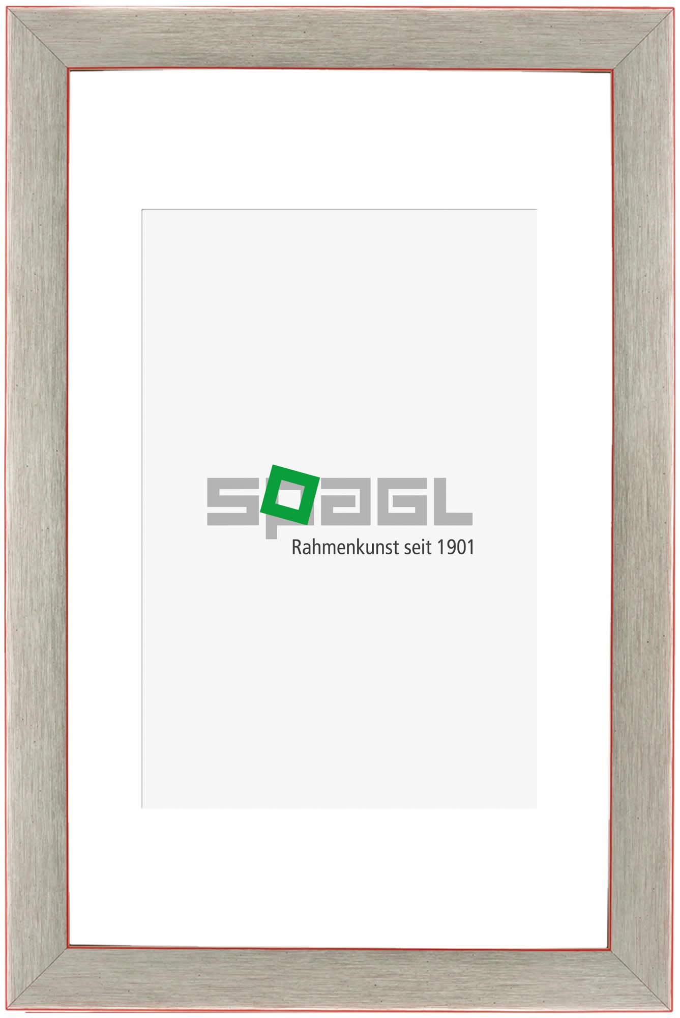 Holz Bilderrahmen Profil 0219 in Silberoptik