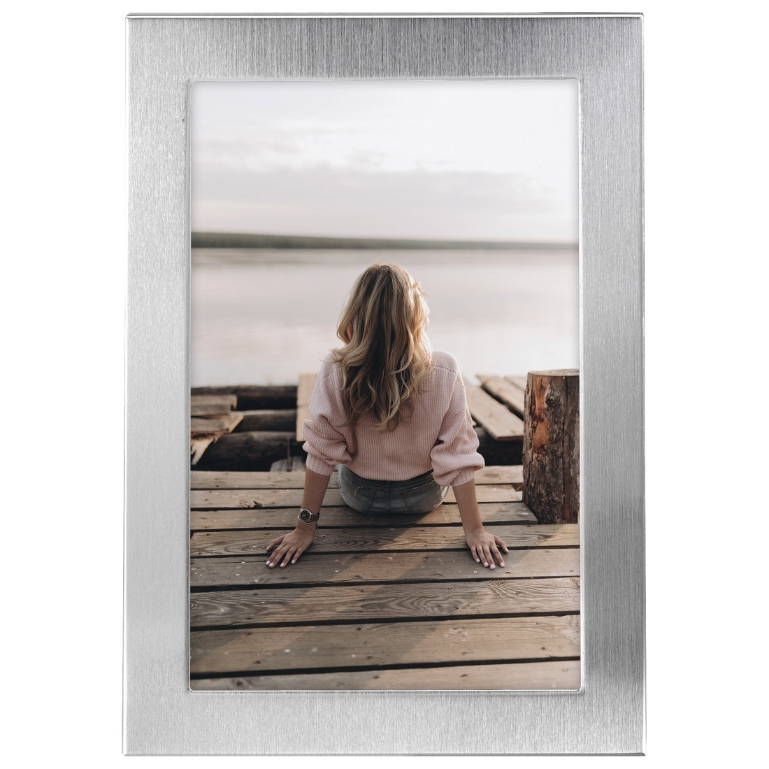 Metall Fotorahmen Riva, silber