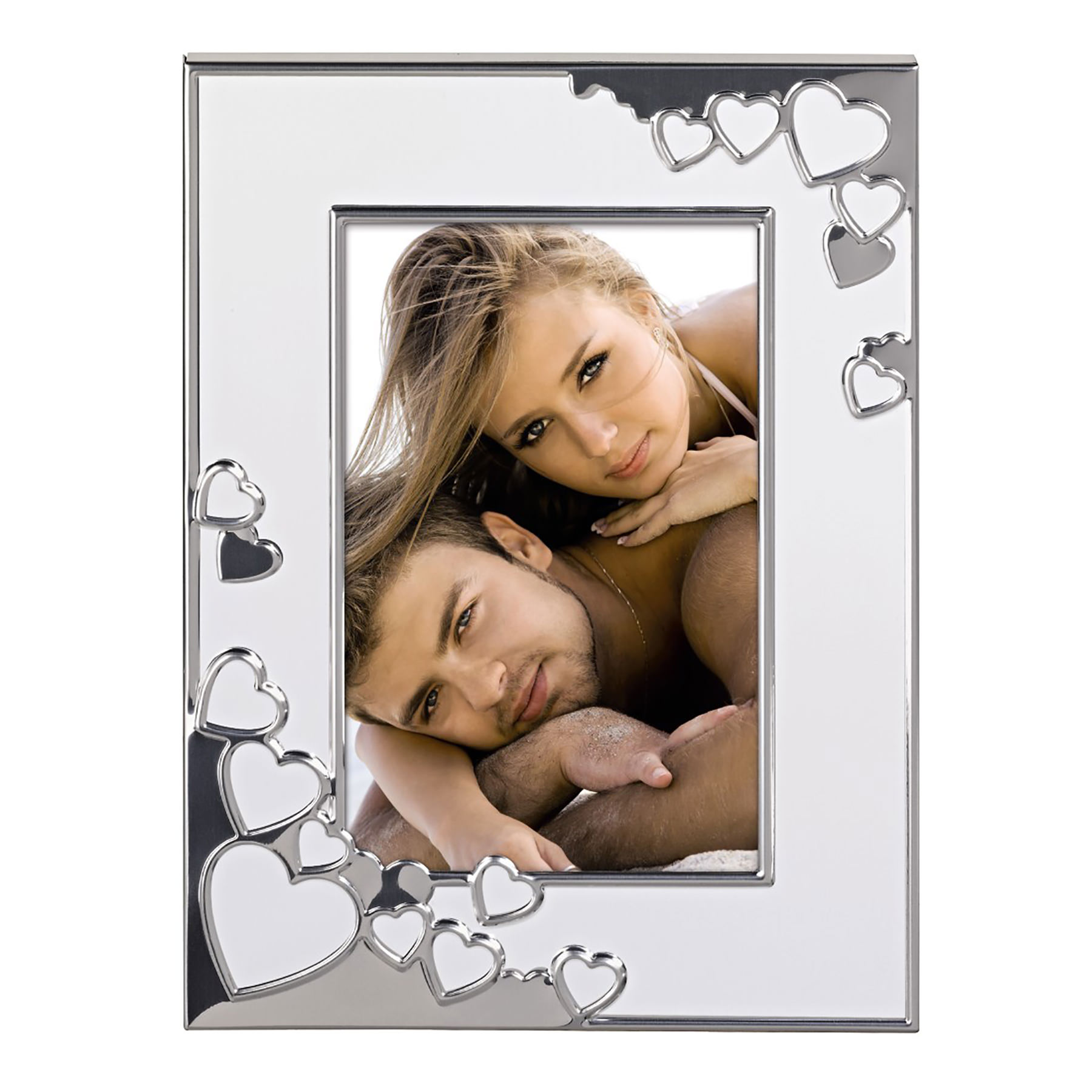 Metall-Fotorahmen Valentine - weiss