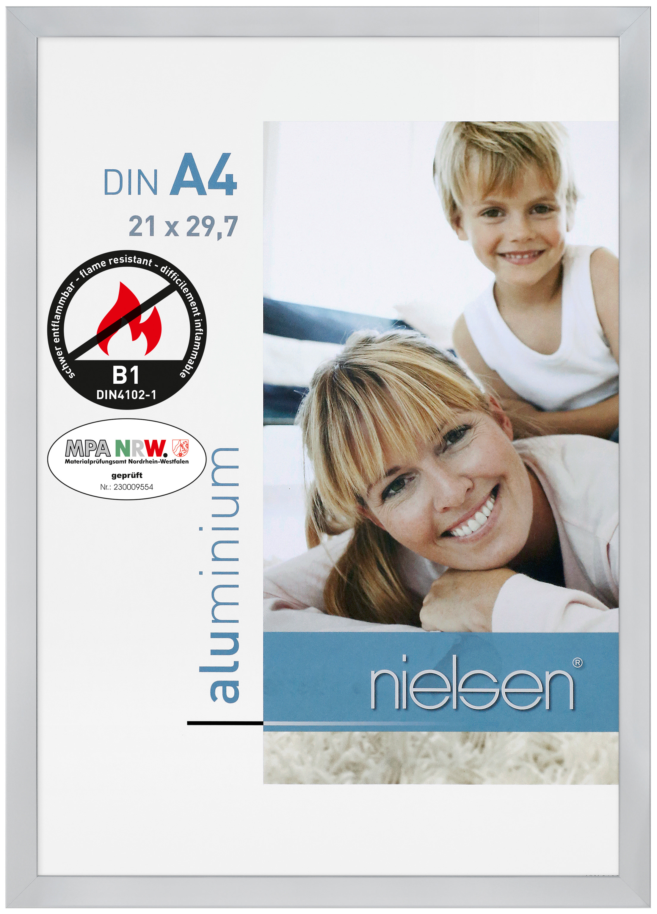 Brandschutzrahmen Alu C2 / B1 Zertifiziert nach DIN 4102-1