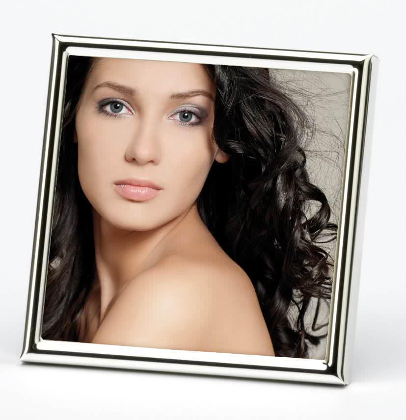 Metall Fotorahmen Chloe quadratisch für 1 Foto
