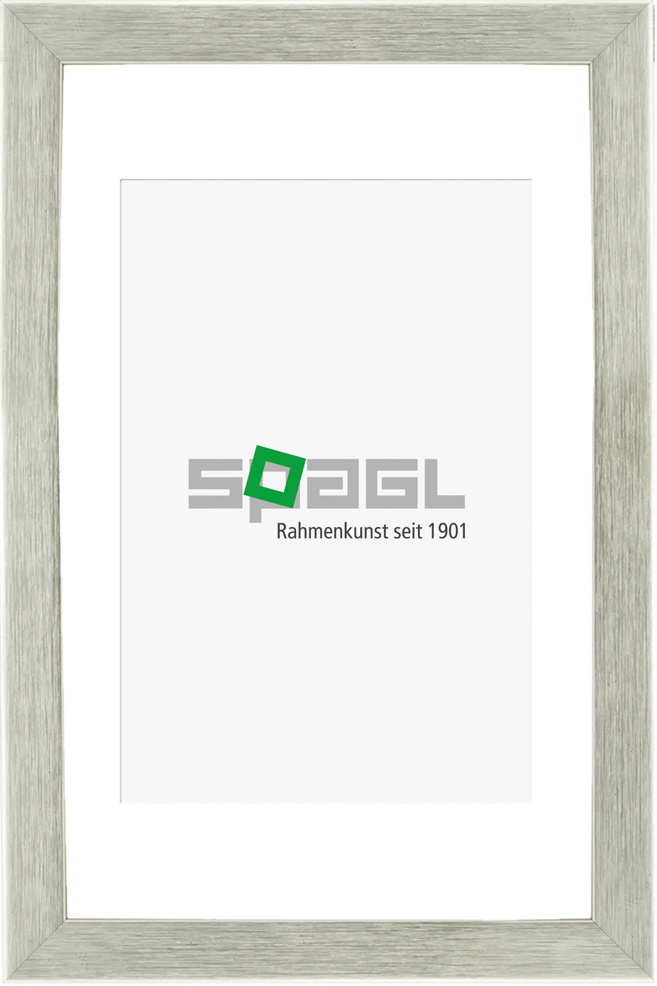 Holz Bilderrahmen Profil 0219 in Silberoptik