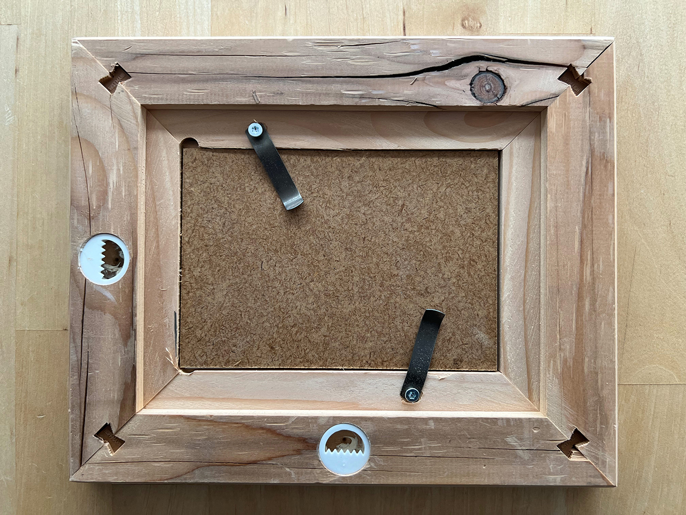 Altholz-Rahmen 2er mit Schnur / Format 18 x 24 cm - Jeder Rahmen ein Unikat