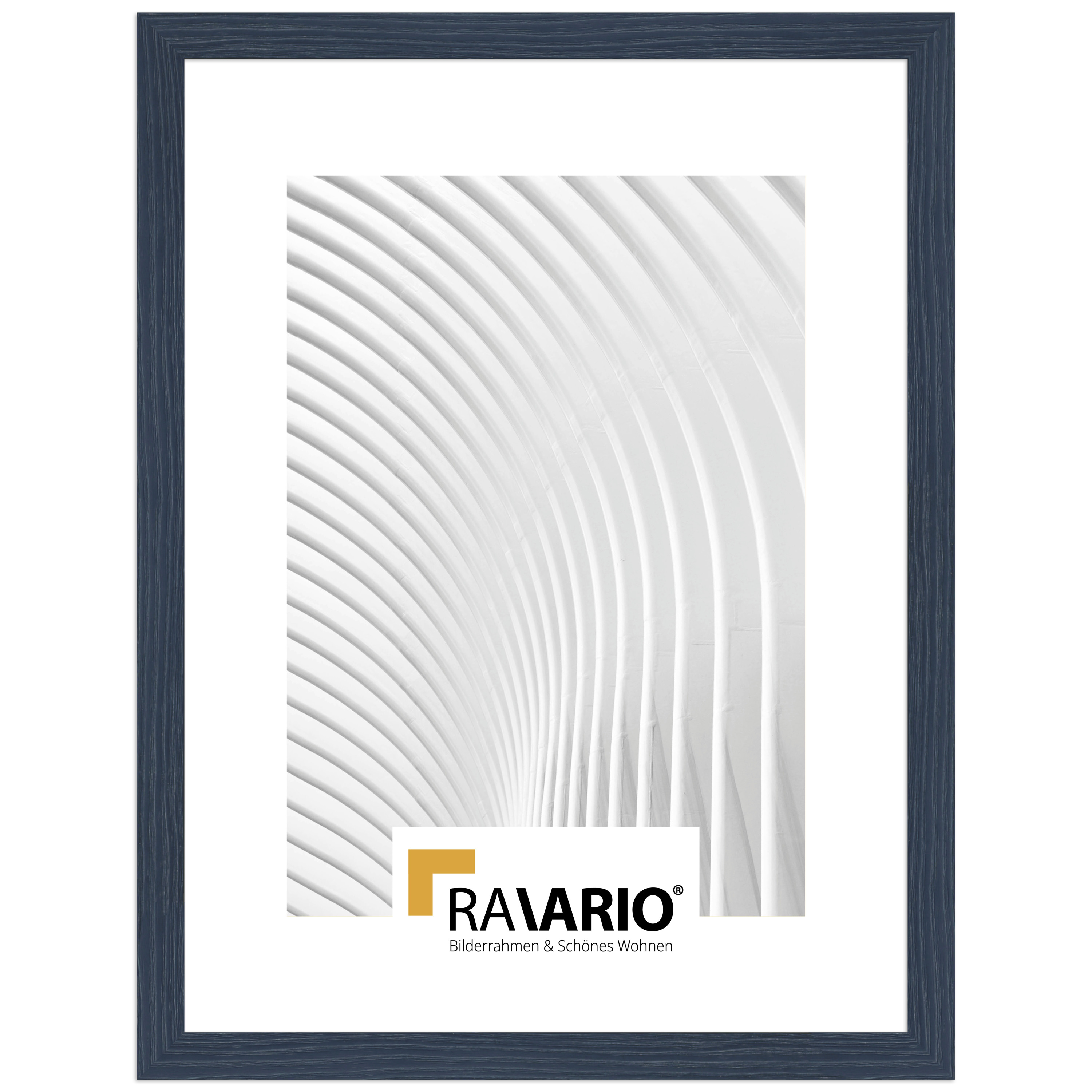RAVARIO® Bilderrahmen RA-H300 Massivholz – Moderner Holzrahmen
