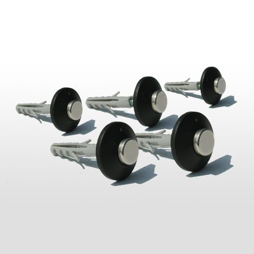 FLUX-Pins, Wandpins mit Schraube und Dübel in ca. 2 x 0,7 cm 5 Stück