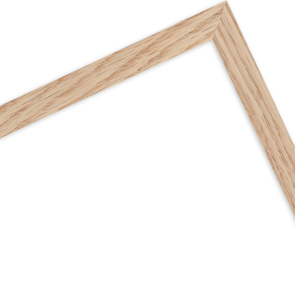 RAVARIO® Bilderrahmen RA-H950 Massivholz - Schmales Kastenprofil in 18 Farben