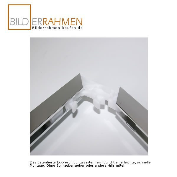 Aluminium Bilderrahmen Quadro in 9 Farben nach Maß