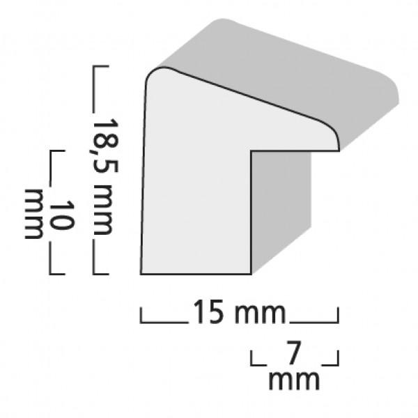 Holz Bilderrahmen Profil 0156