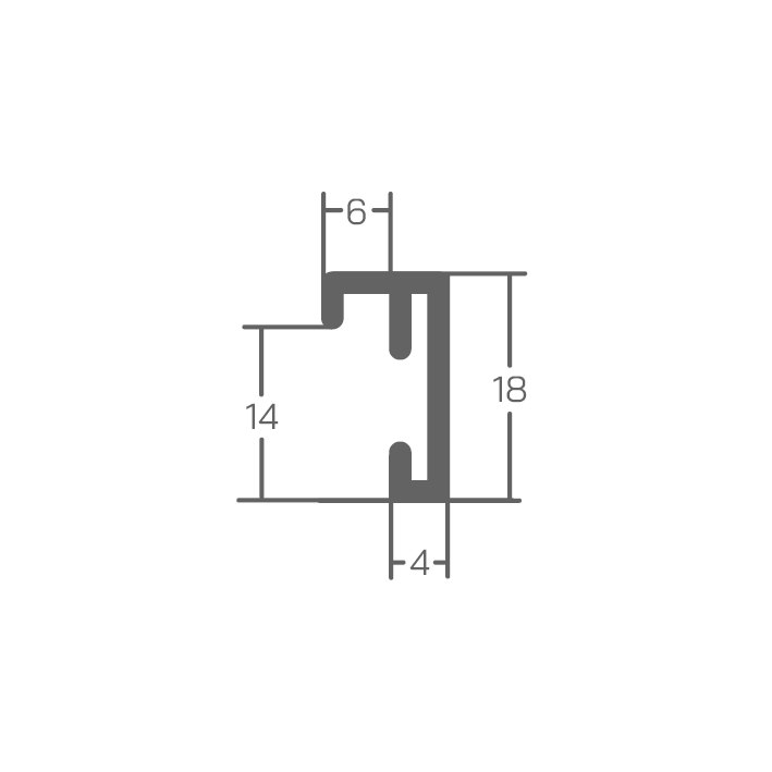 RAVARIO® Alu Bilderrahmen RA-H247 klassisch aus hochwertigem Aluminium