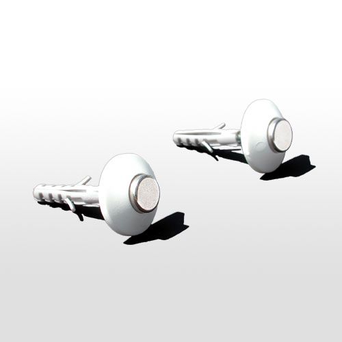 FLUX-Pins, Wandpins mit Schraube und Dübel in ca. 2 x 0,7 cm 5 Stück