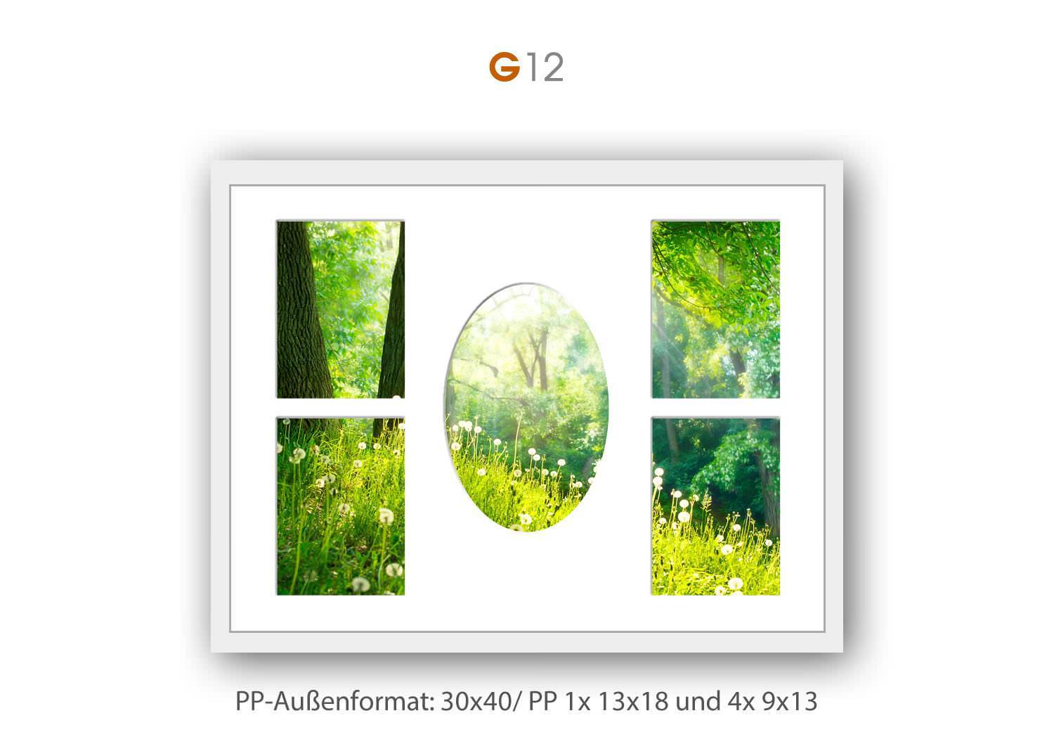 Galerie Bilderrahmen Kunststoff ART in rosé