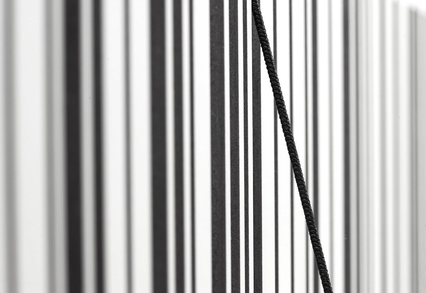 BARCODE Board - Klemmwand CARPE DIEM, MDF mit Rundgummis 50x50 cm