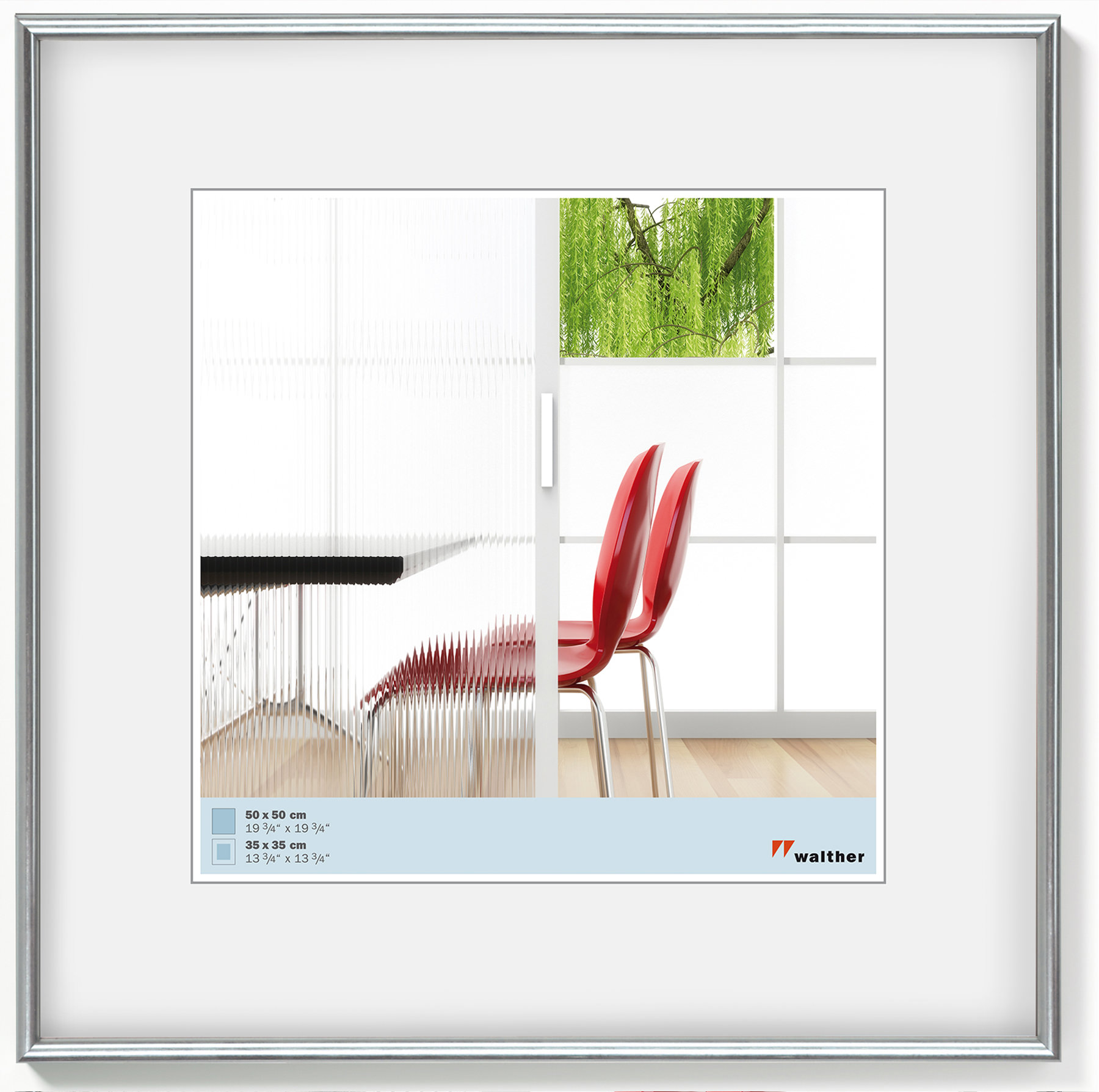 Kunststoff Bilderrahmen Galeria quadratisch
