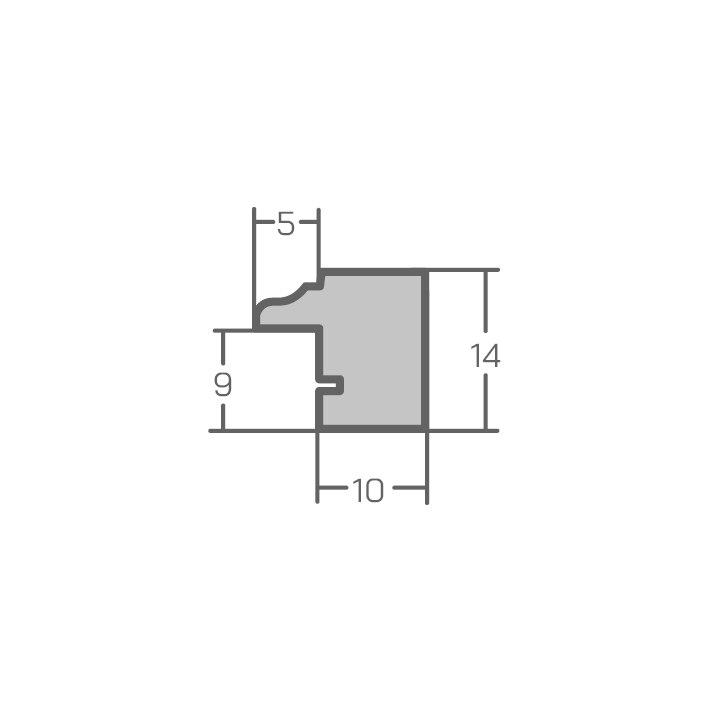 RAVARIO® Bilderrahmen RA-H007 klassisch aus Massivholz