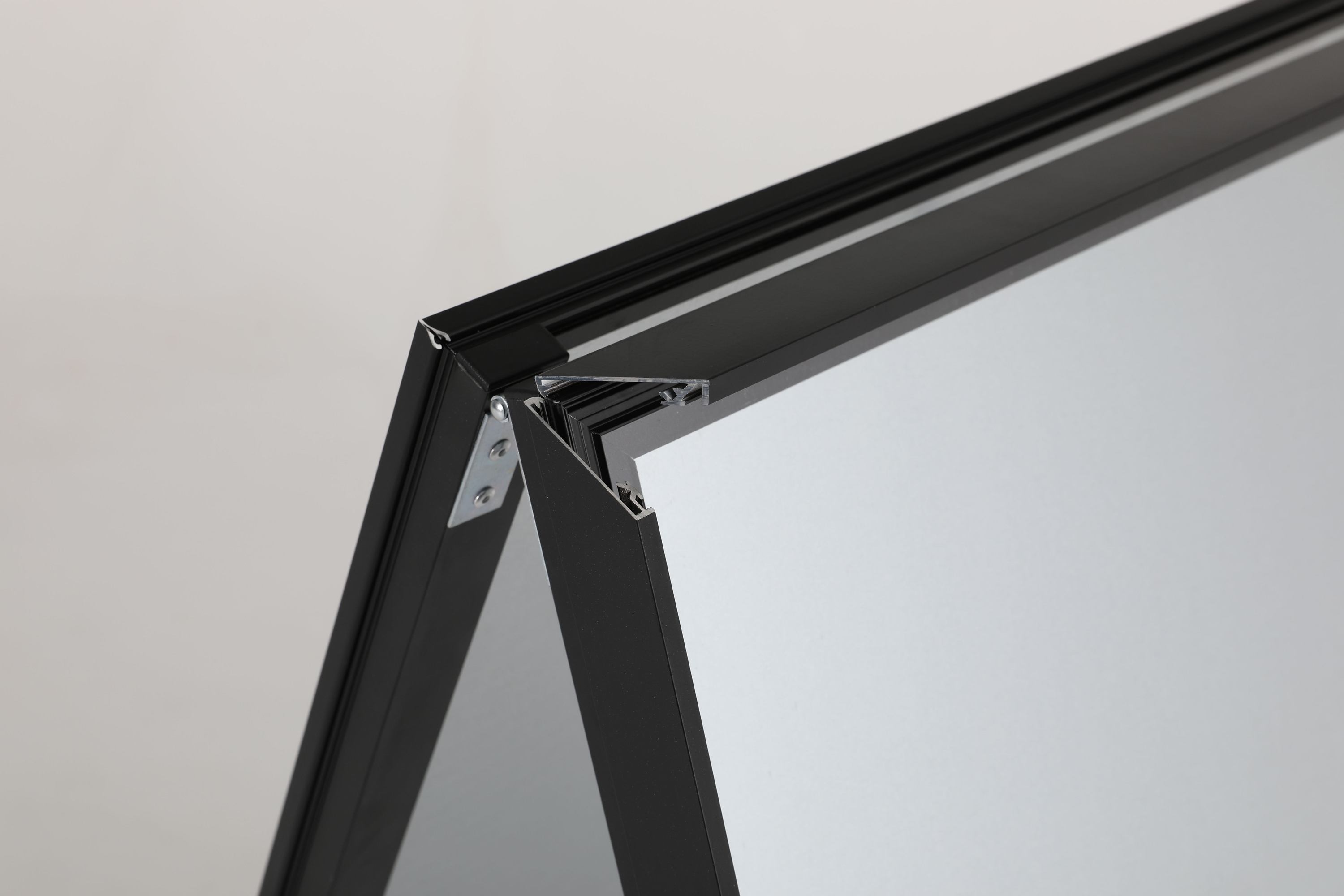 Alu Kundenstopper OUTDOOR HardLine wetterfest schwarz