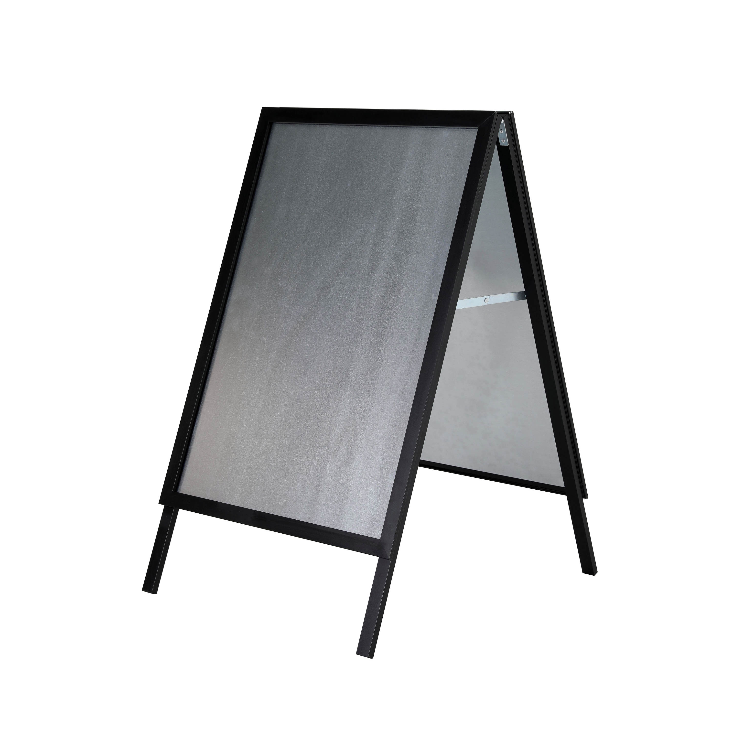 Alu Kundenstopper OUTDOOR HardLine wetterfest schwarz