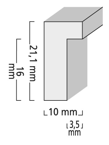 Holz Bilderrahmen Profil 0110