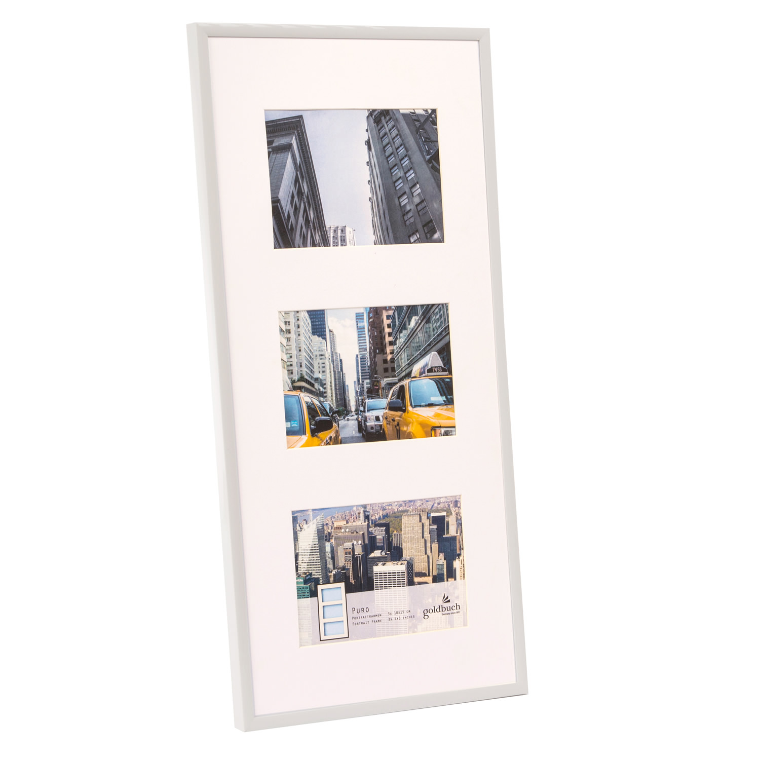 Kunststoff Galerierahmen Puro inkl. Passepartout in 6 Farben