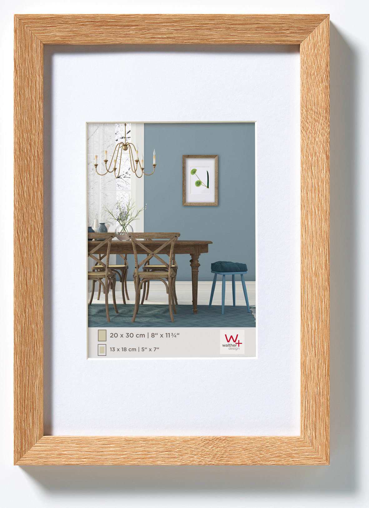Holz Bilderrahmen Fiorito inkl. Passepartout