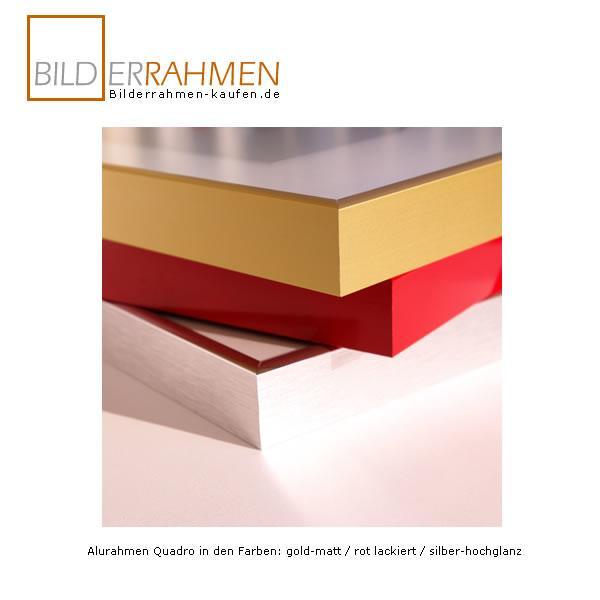 Aluminium Bilderrahmen Quadro in 9 Farben nach Maß