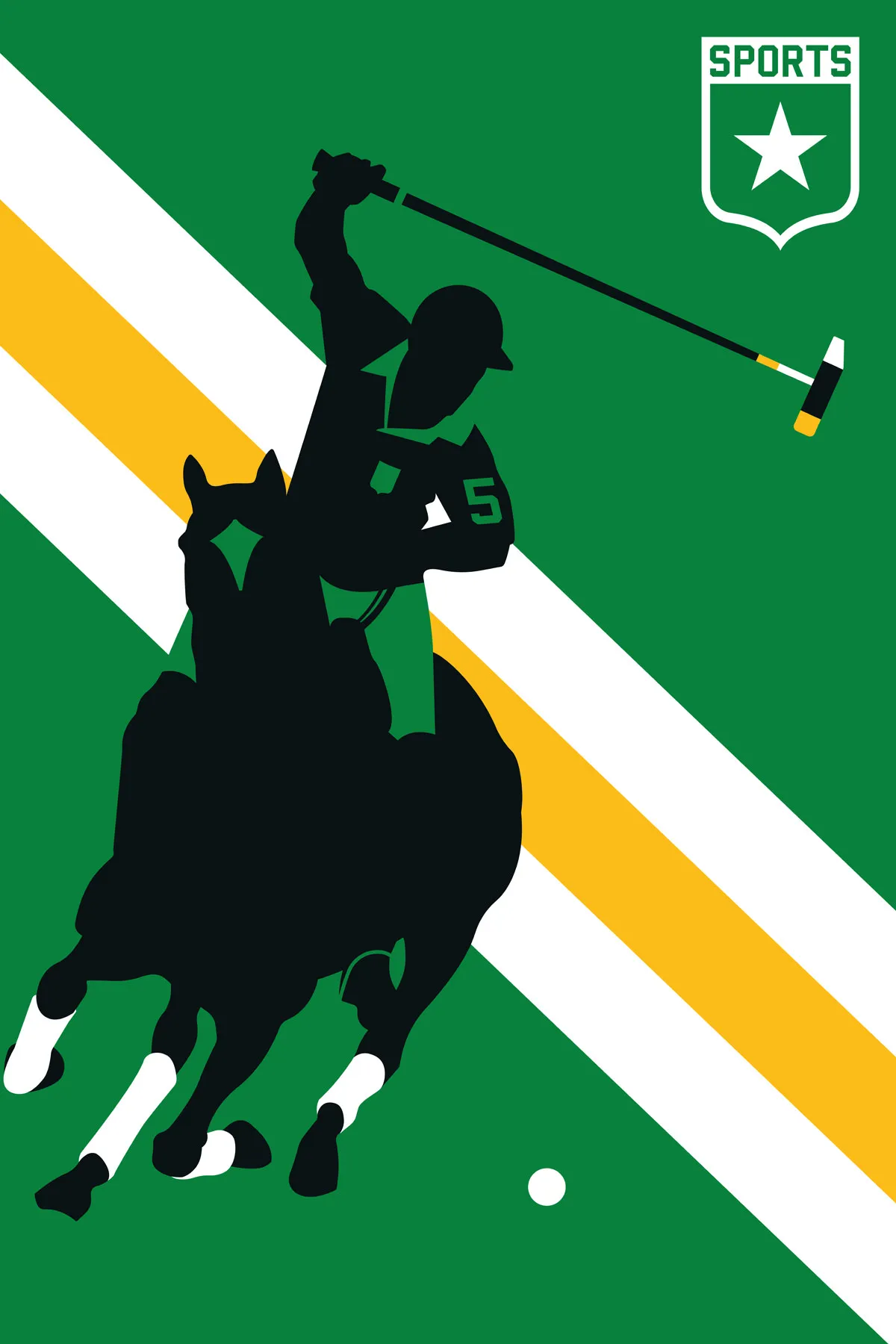 Leinwandbild HorsePolo