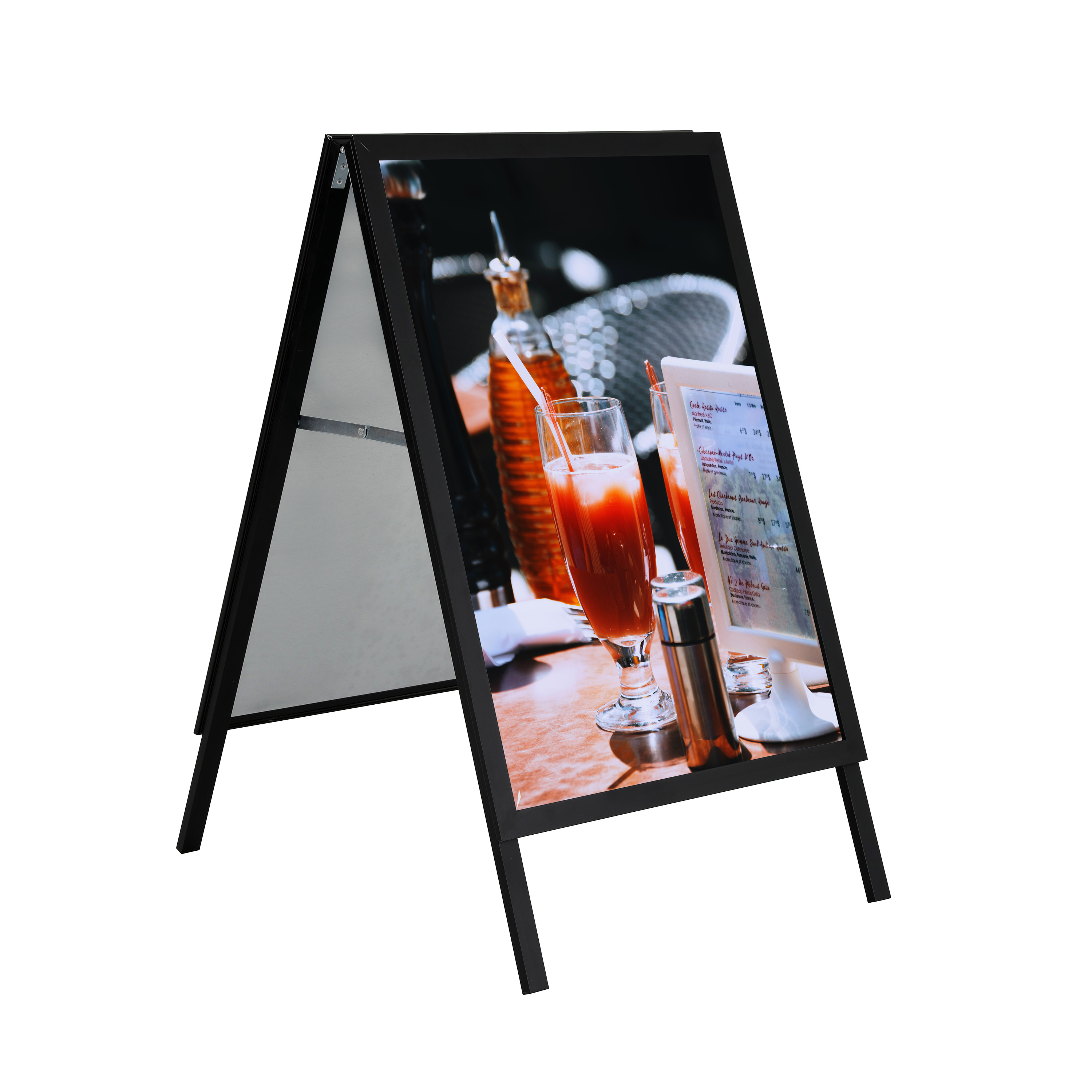 Alu Kundenstopper OUTDOOR HardLine wetterfest schwarz