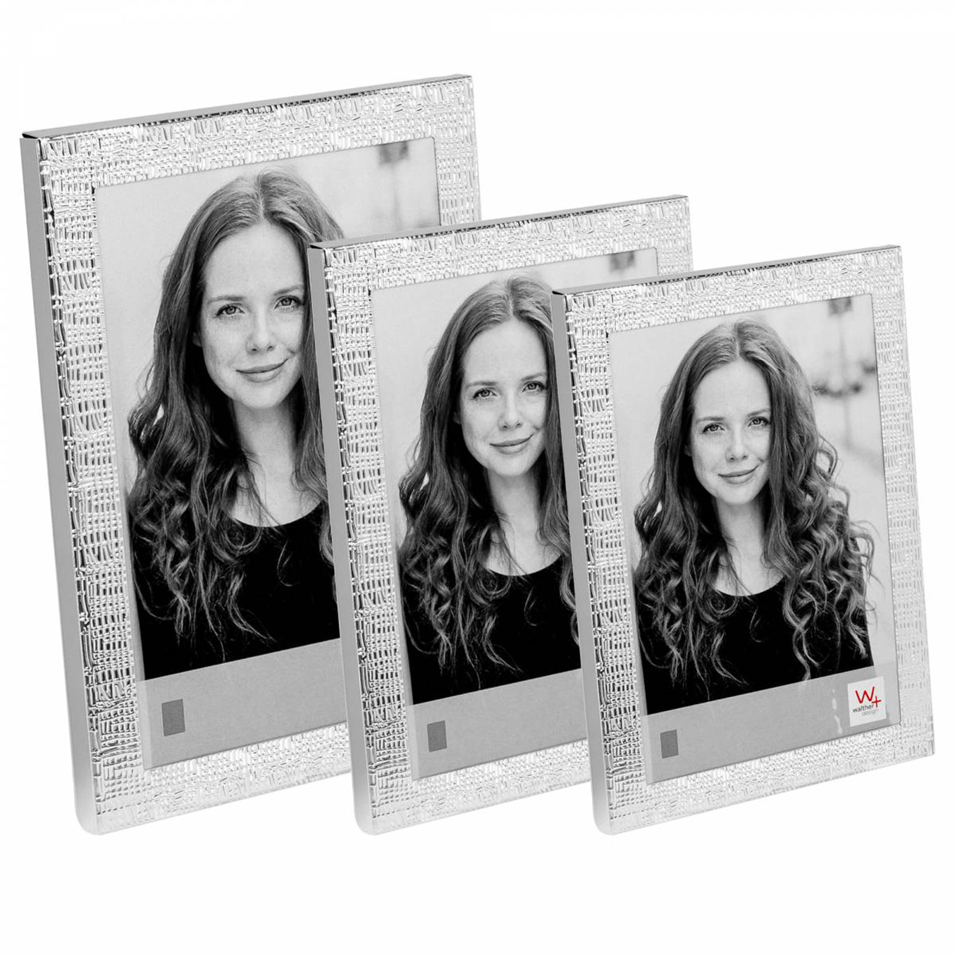 Portraitrahmen Alu Mirja silber 1 Foto