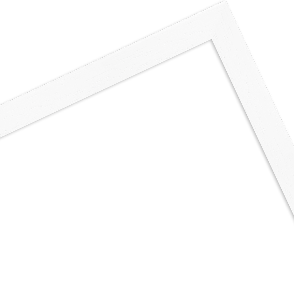 RAVARIO® Bilderrahmen RA-H950 Massivholz - Schmales Kastenprofil in 18 Farben