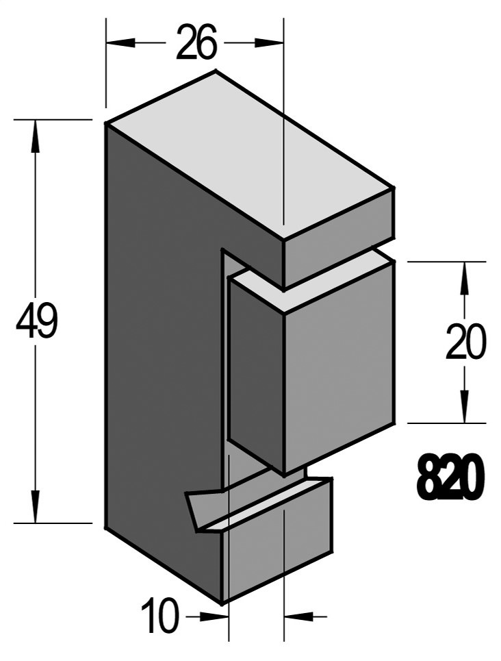 Holz Objektrahmen Profil 820