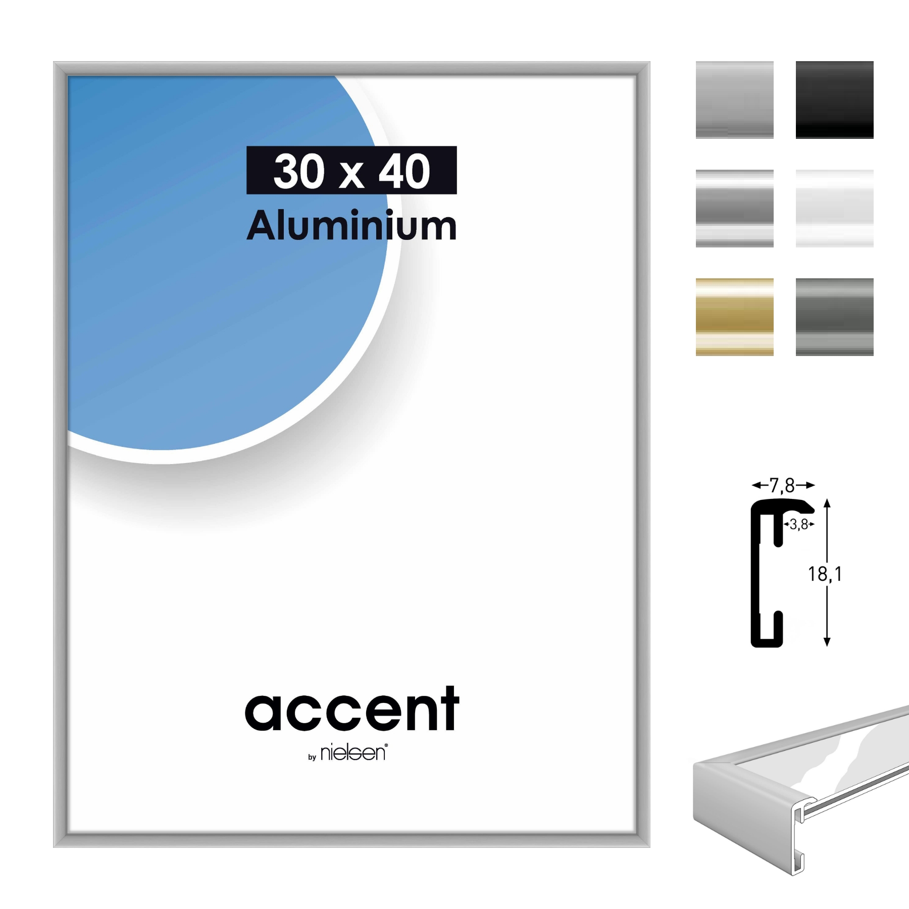 Alurahmen Accent für Urkunden FSC® zertifiziert