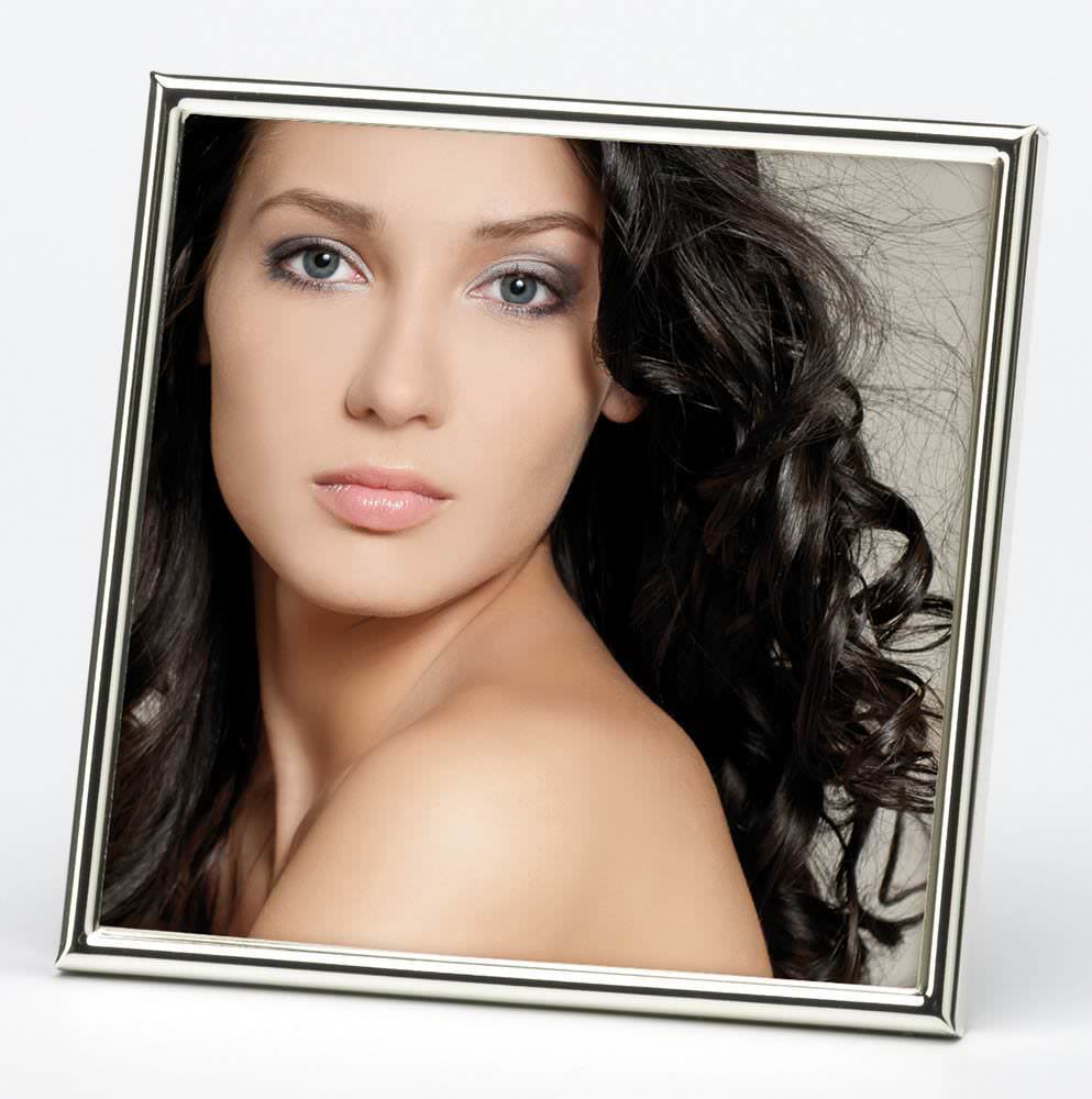 Metall Fotorahmen Chloe quadratisch für 1 Foto
