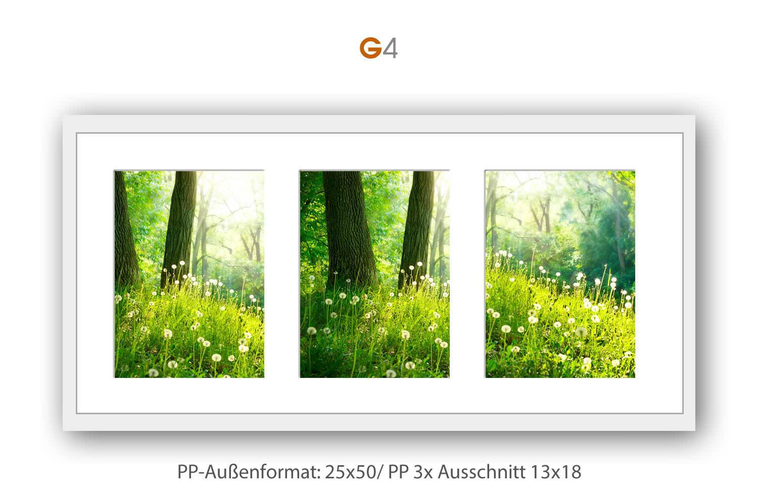 Galerie Bilderrahmen Kunststoff ART in rosé