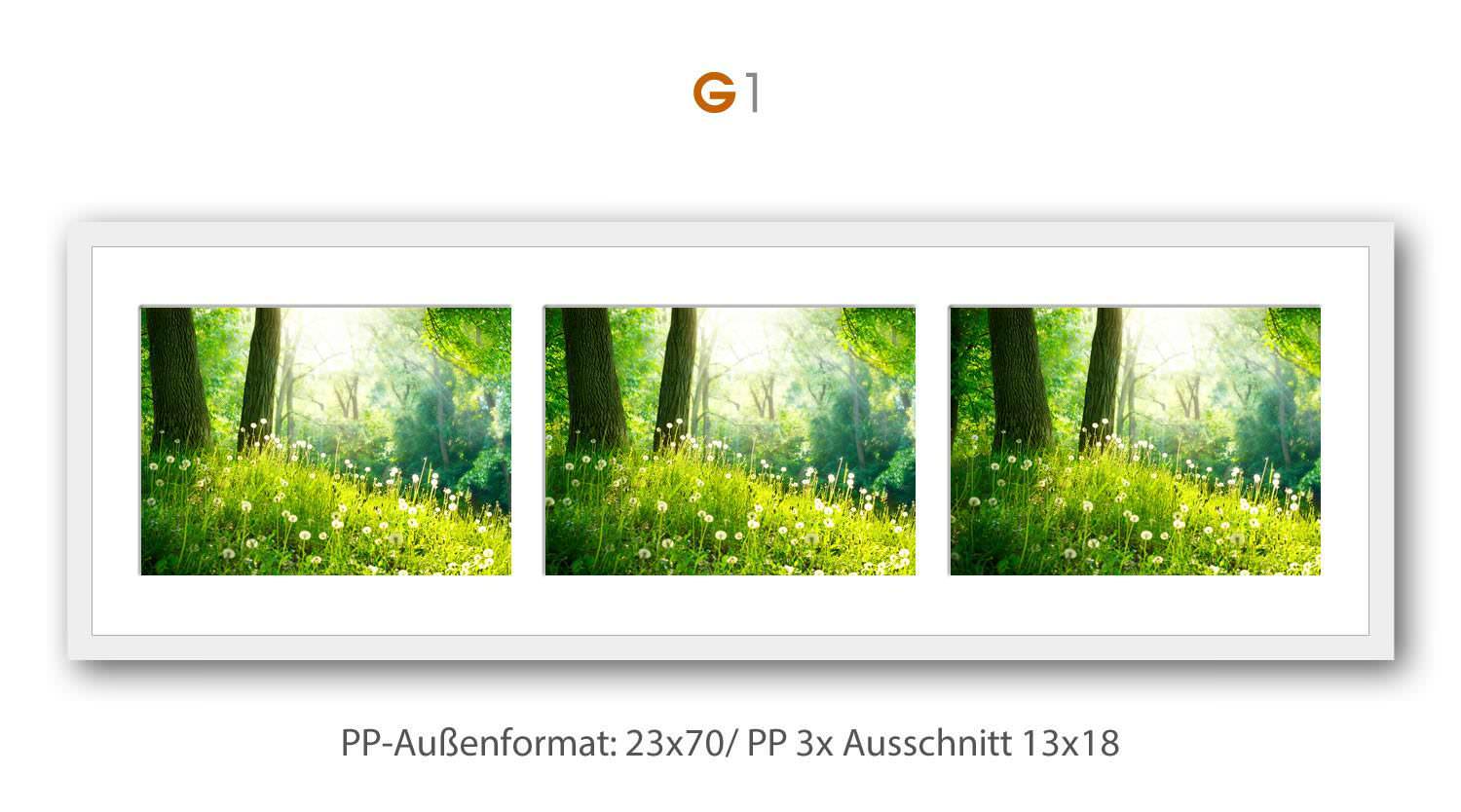 Galerie Bilderrahmen Holz Profil 39