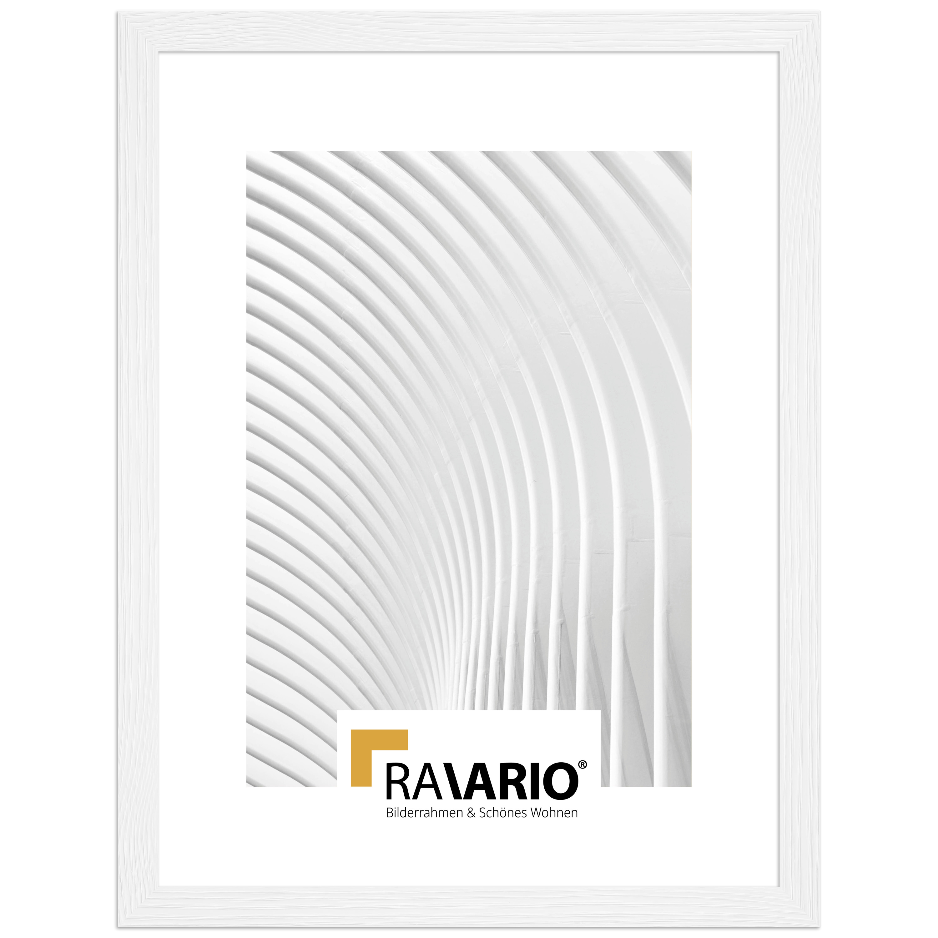 RAVARIO® Bilderrahmen RA-H300 Massivholz – Moderner Holzrahmen