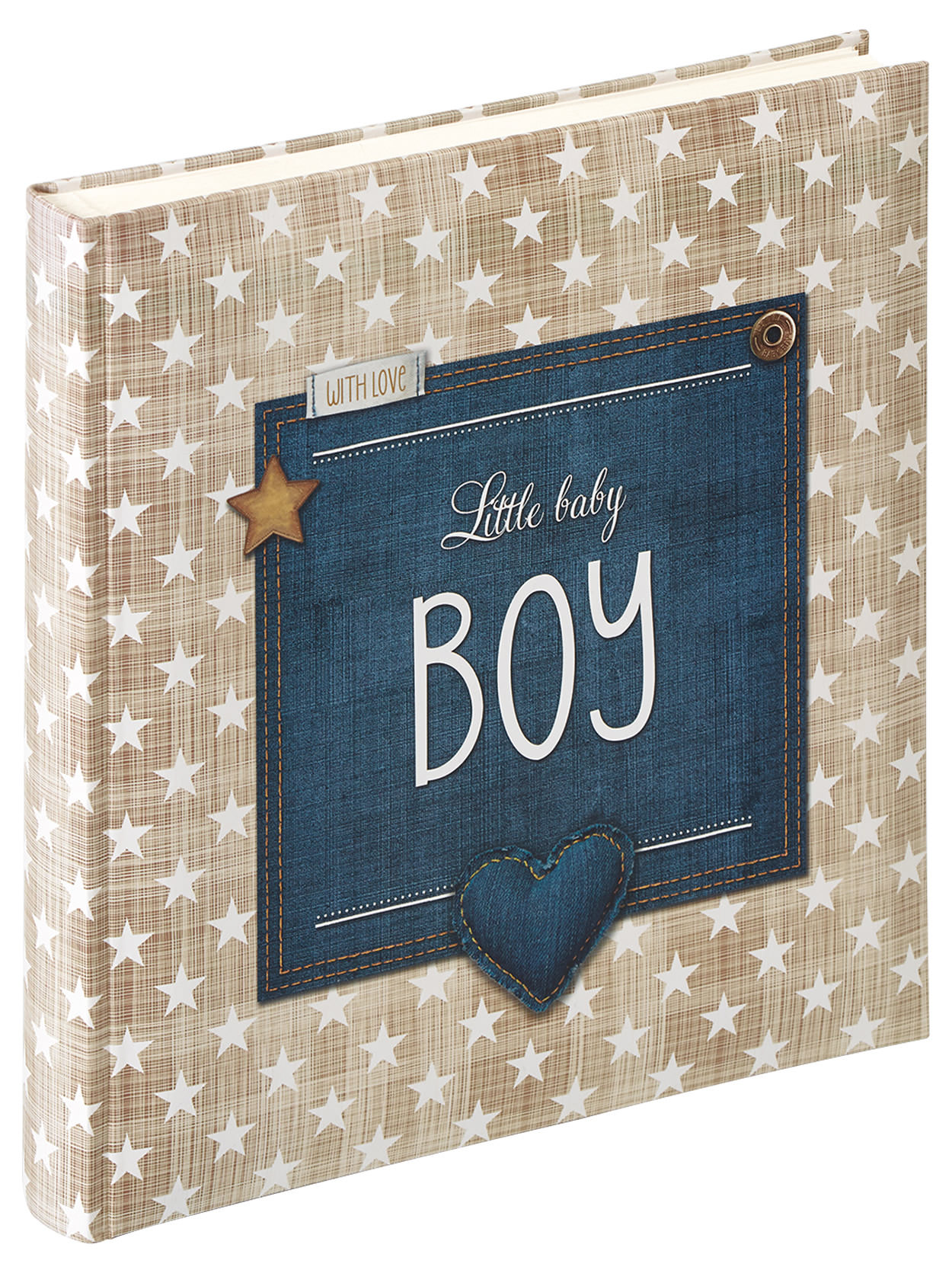 Babyalbum Little Baby Boy, 28x30,5 cm, blau