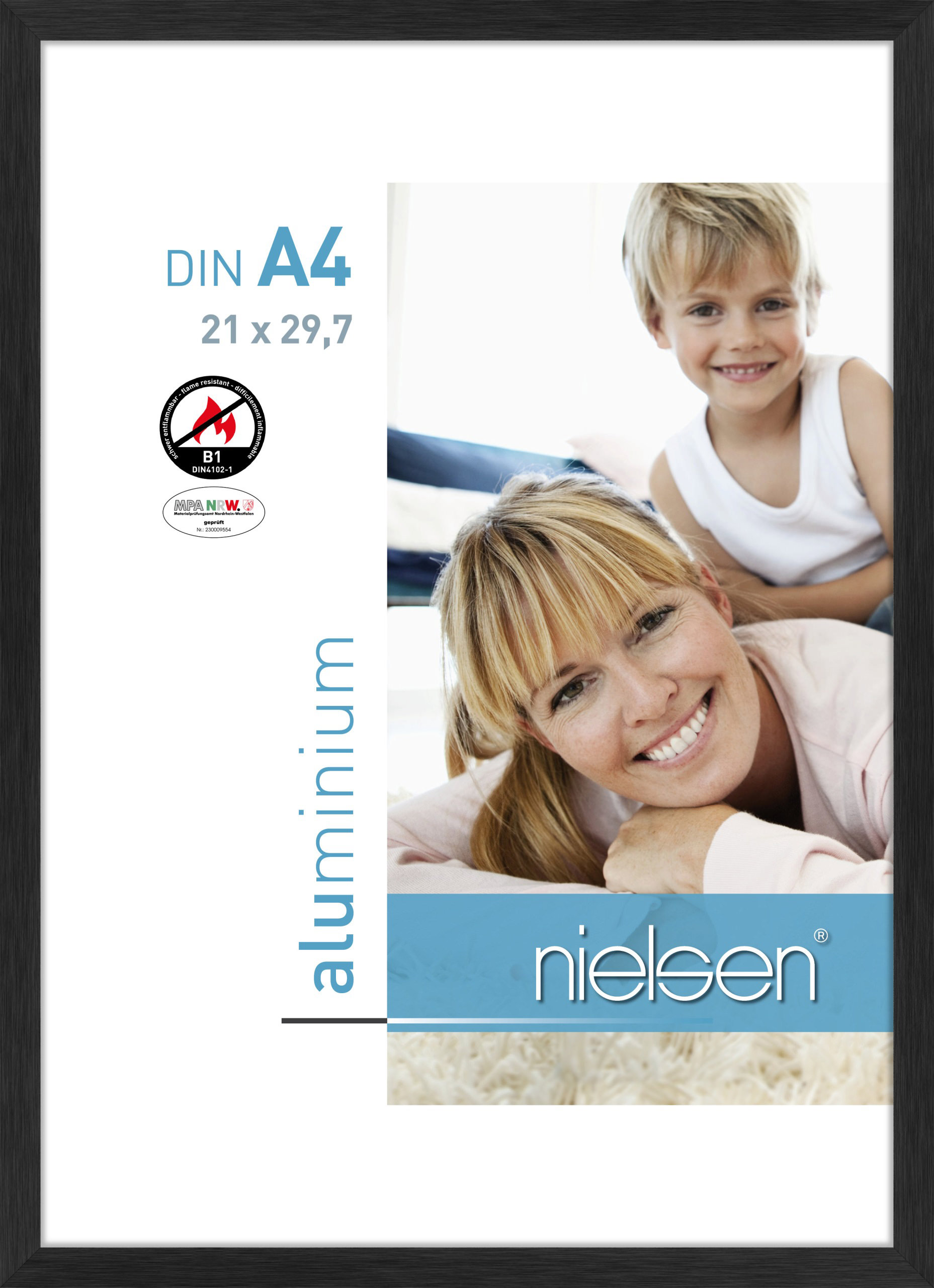 Brandschutzrahmen Alu C2 / B1 Zertifiziert nach DIN 4102-1