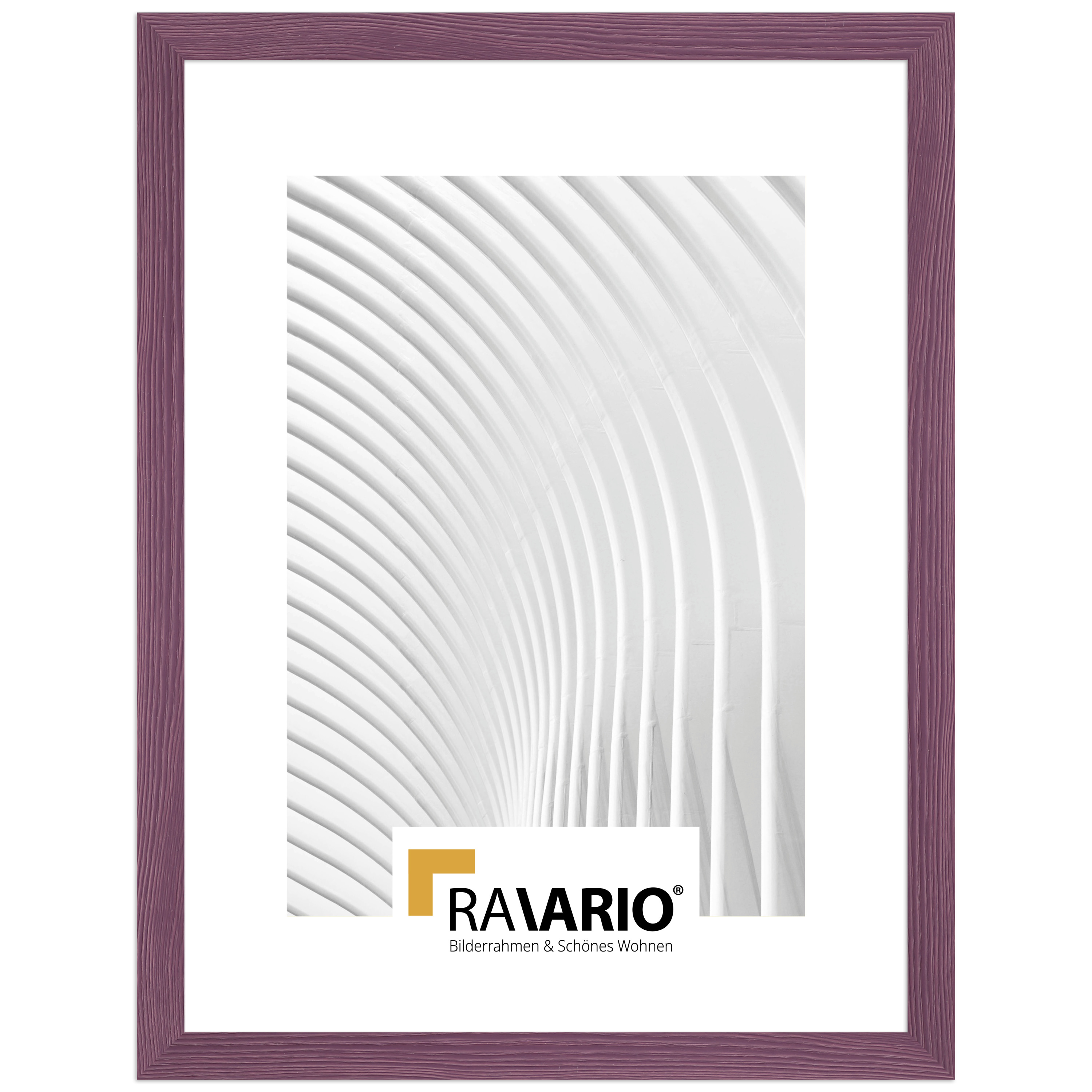 RAVARIO® Bilderrahmen RA-H300 Massivholz – Moderner Holzrahmen