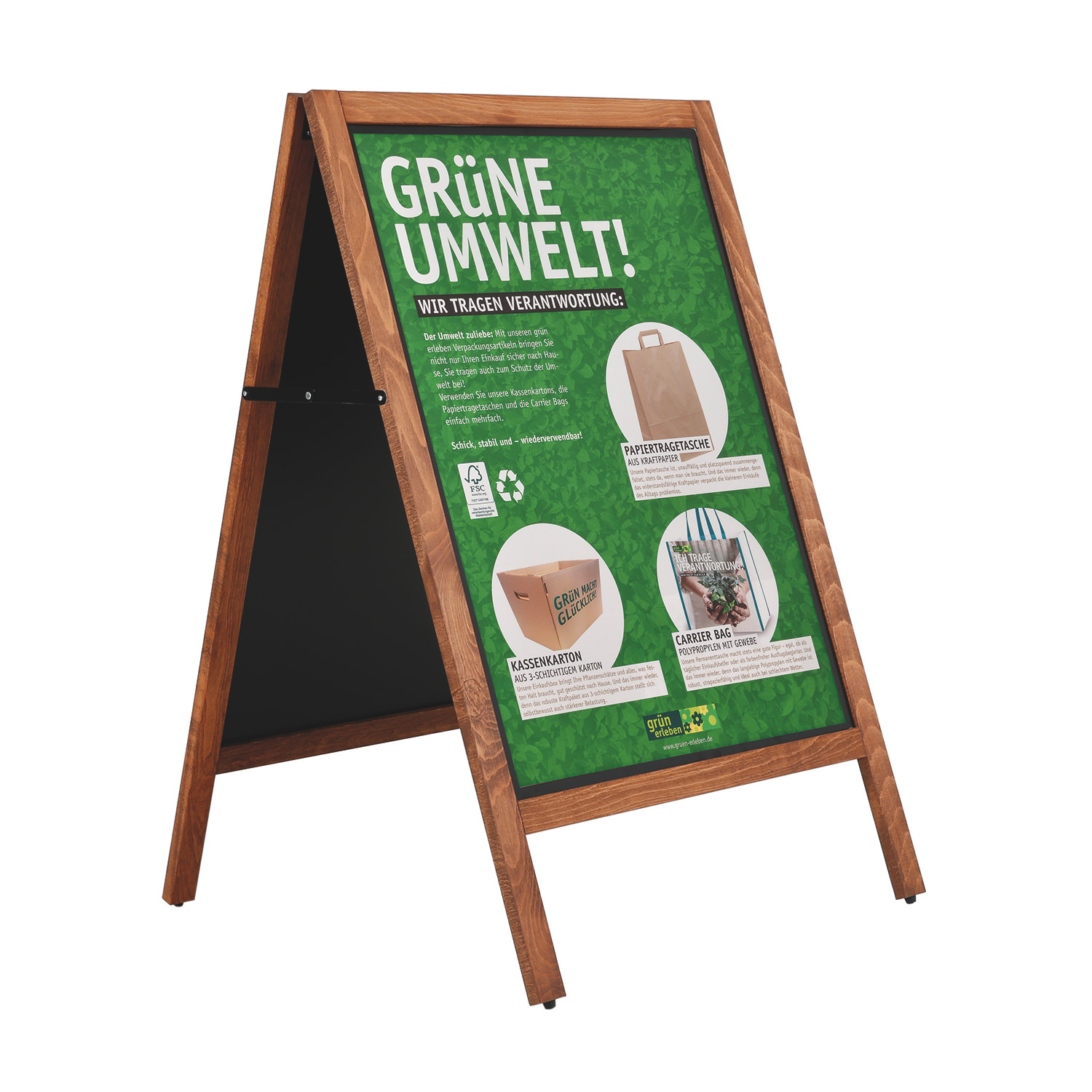 Holz Kundenstopper MULTI OUTDOOR